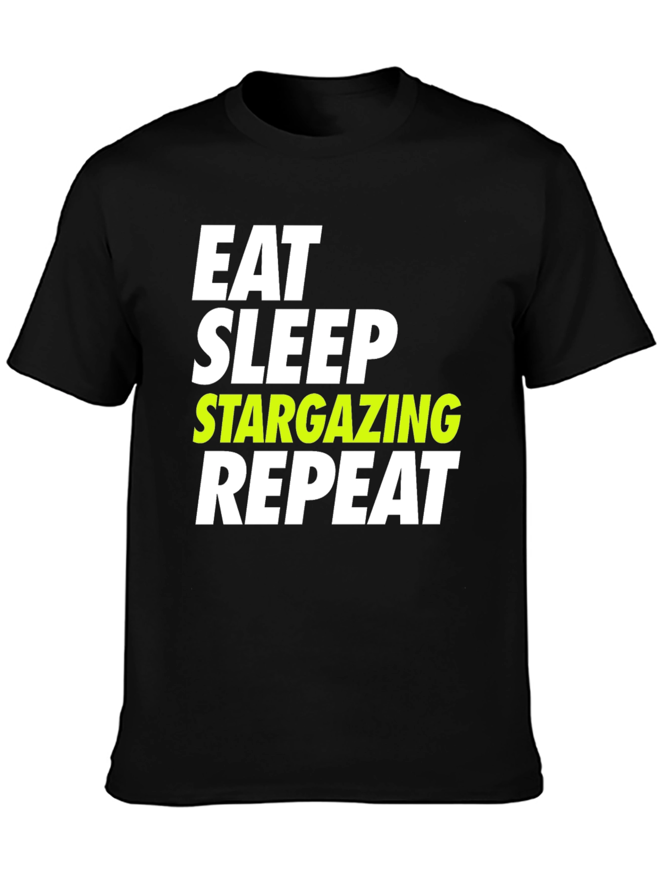 Eat Sleep Stargazing Repeat Graphic Tee
