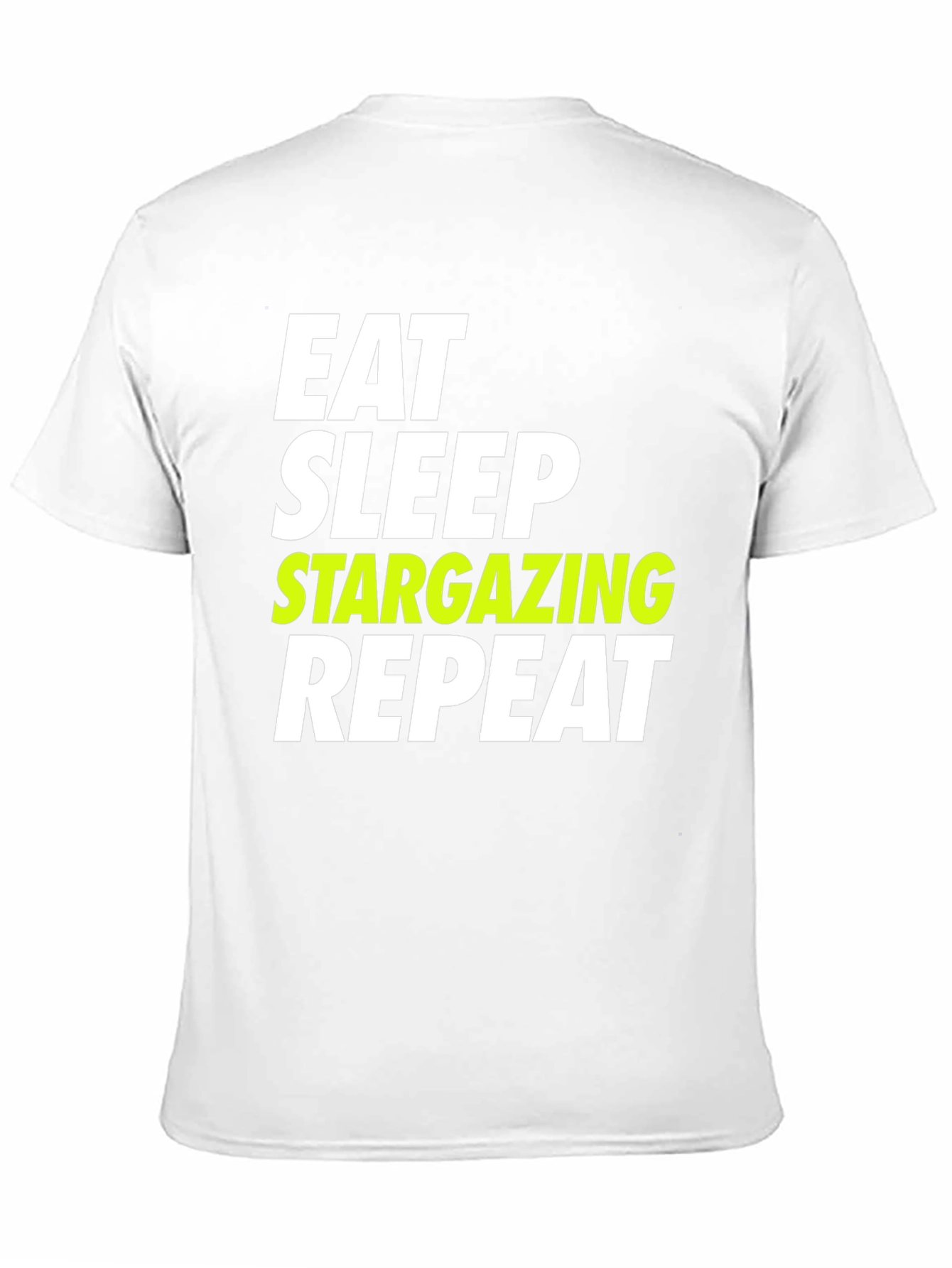 Eat Sleep Stargazing Repeat Graphic Tee