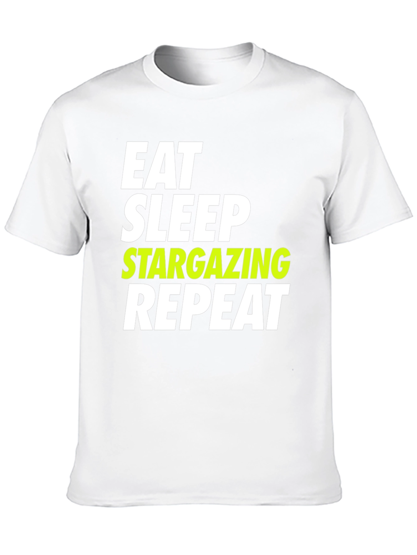 Eat Sleep Stargazing Repeat Graphic Tee