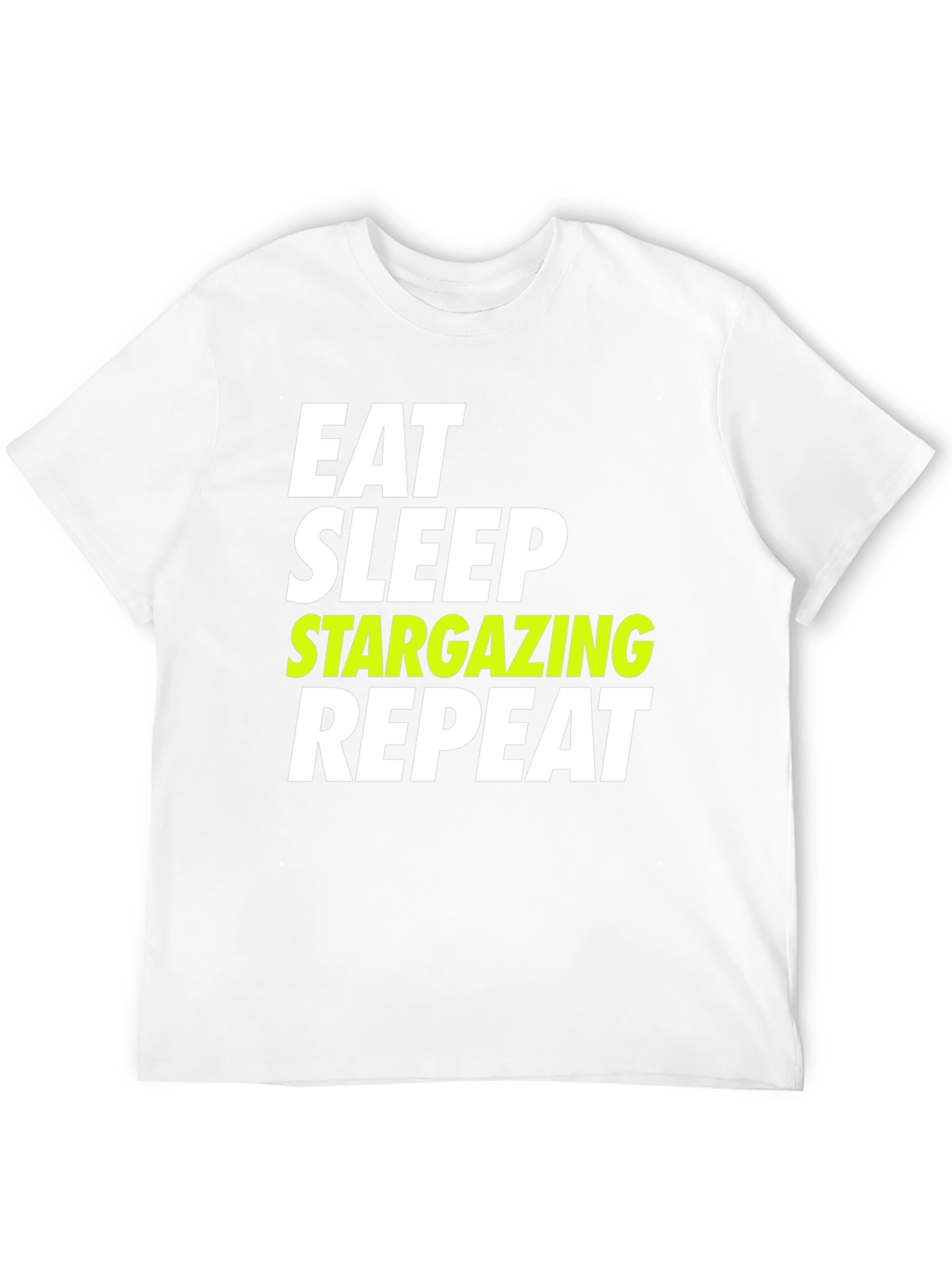 Eat Sleep Stargazing Repeat Graphic Tee