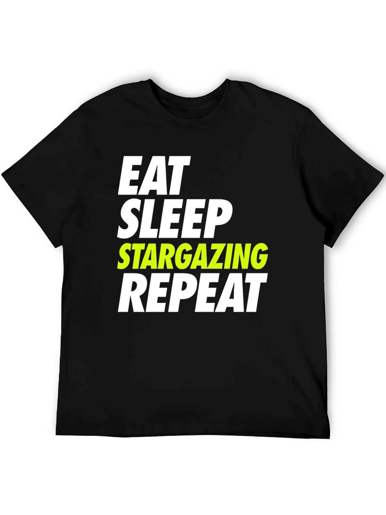 Eat Sleep Stargazing Repeat Graphic Tee