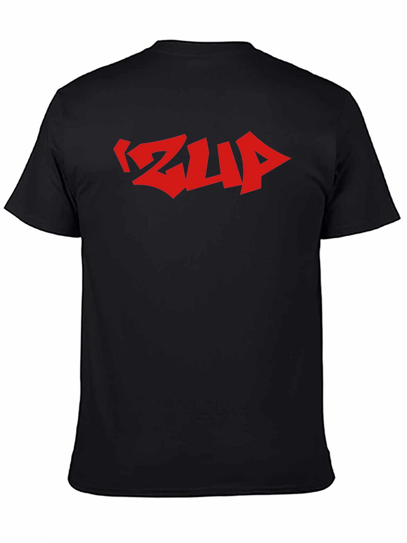 IZLIP Graphic T-Shirt - Black Crew Neck Tee