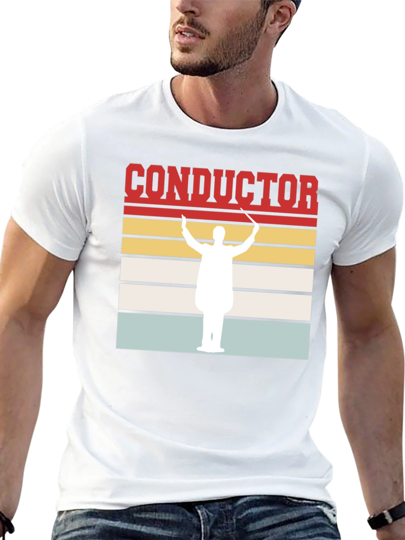 Conductor T-Shirt - Retro Orchestra Leader Design