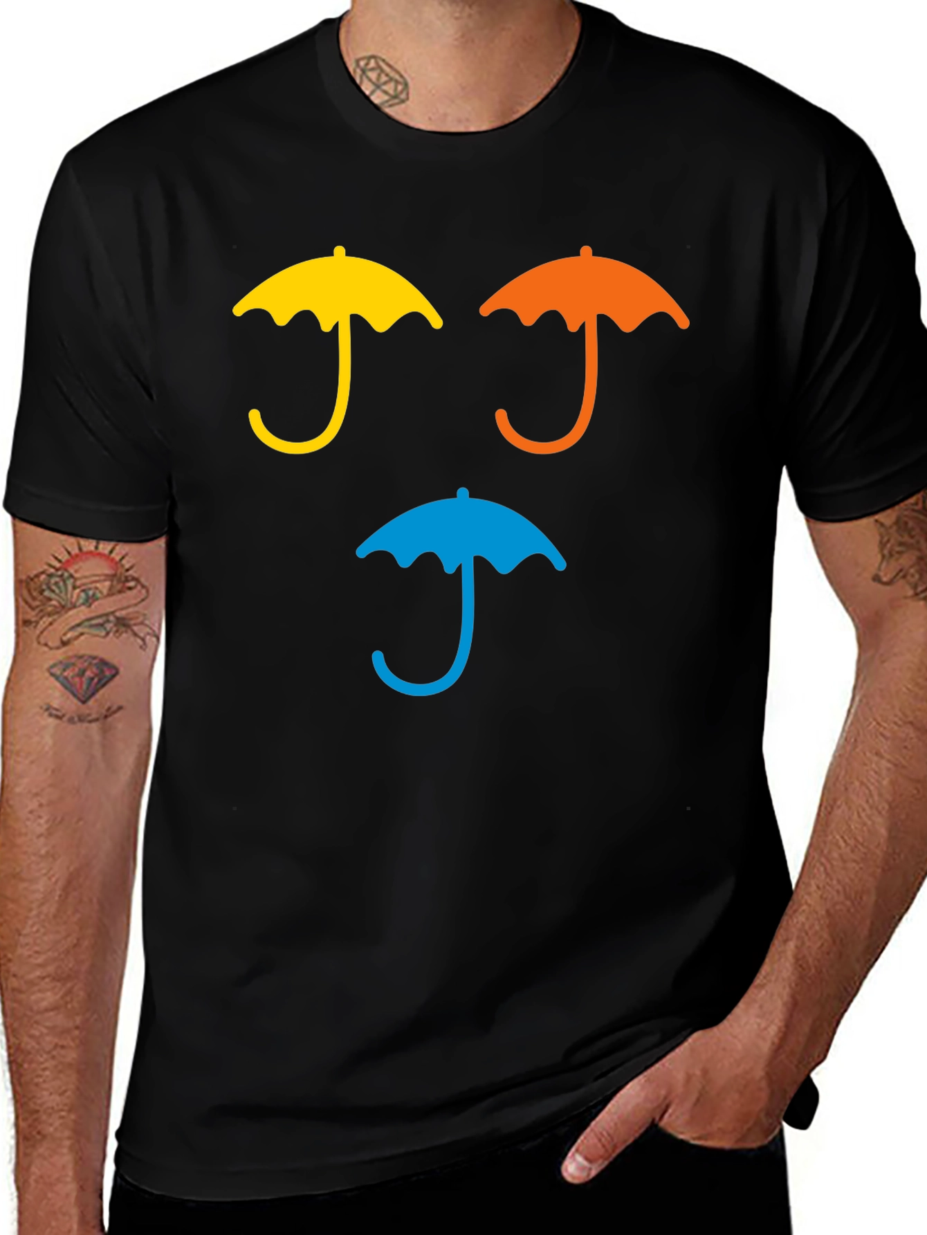 Umbrella Graphic T-Shirt - Casual Wear