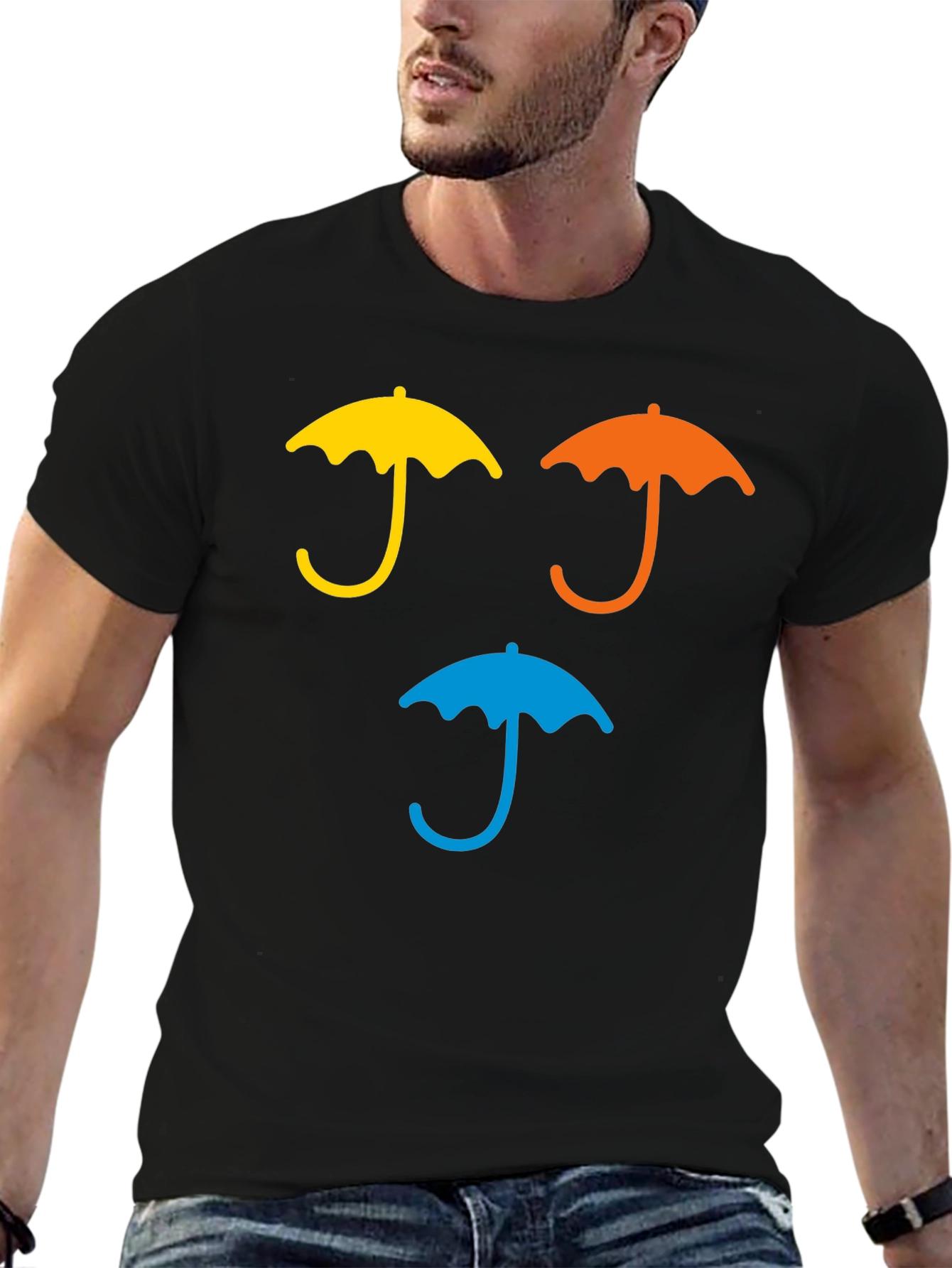 Umbrella Graphic T-Shirt - Casual Wear