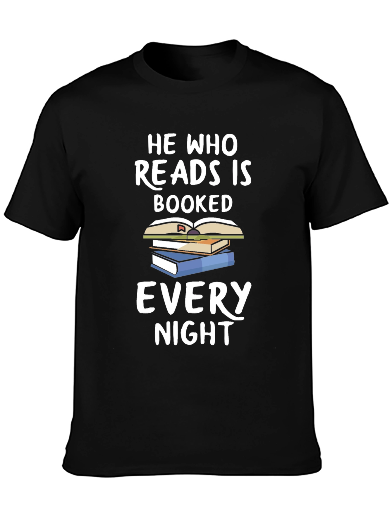 Booked Every Night Reading T-Shirt