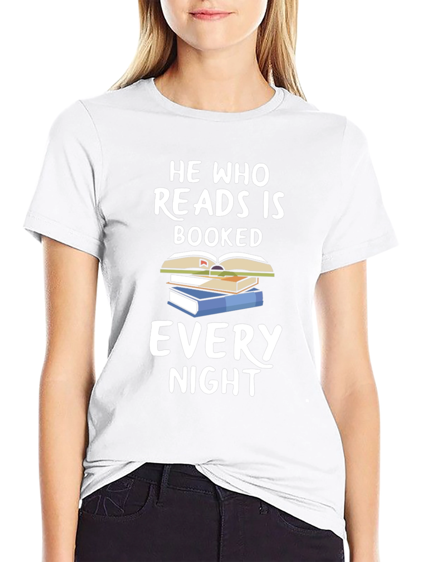 Booked Every Night Reading T-Shirt