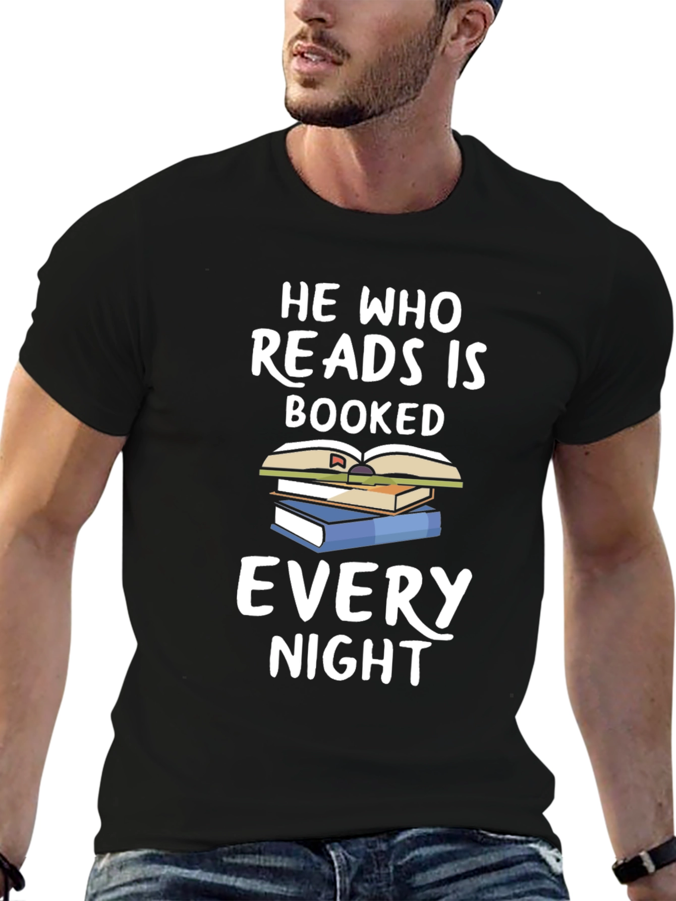 Booked Every Night Reading T-Shirt