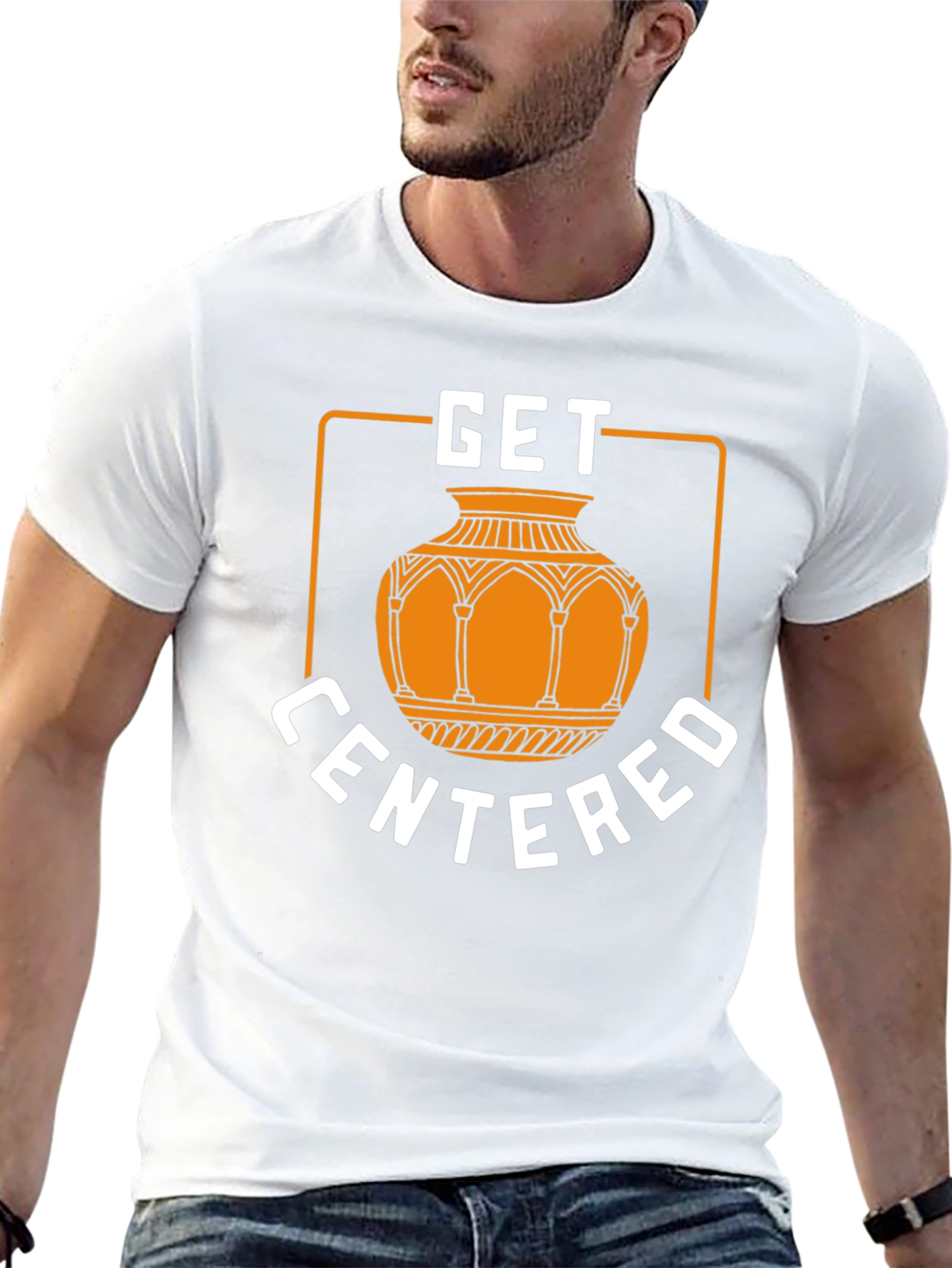 Get Centered Graphic T-Shirt