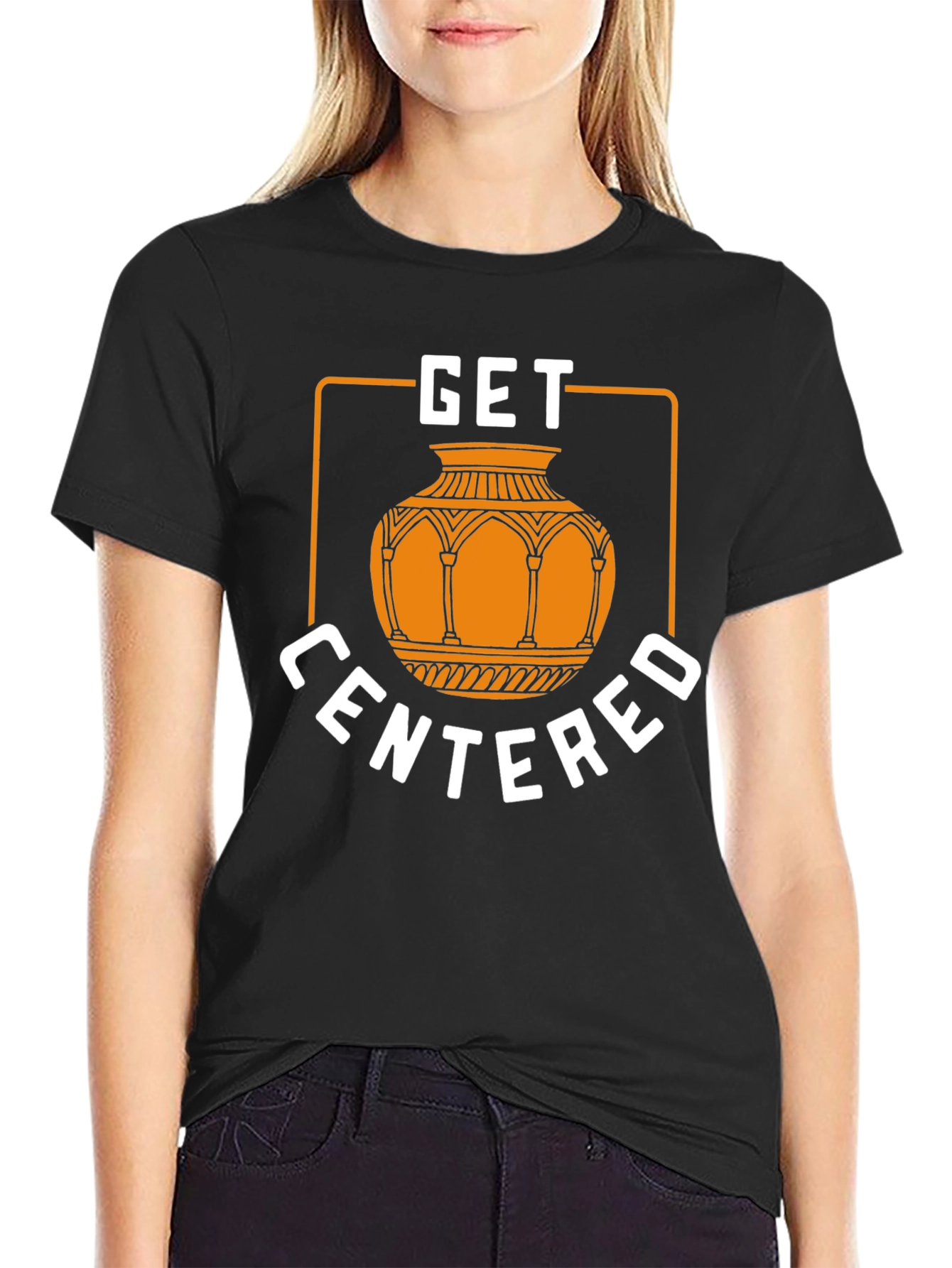 Get Centered Graphic T-Shirt