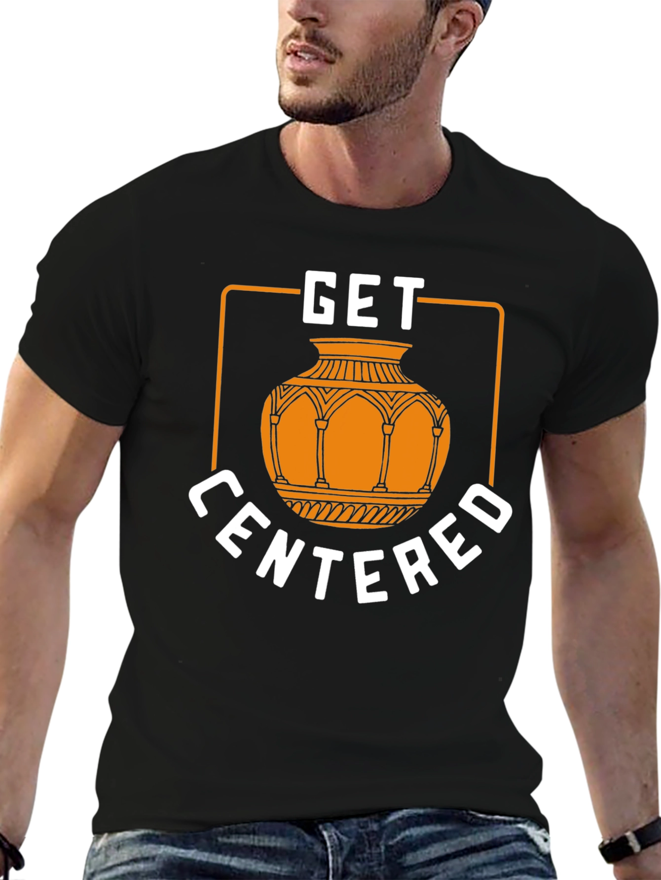 Get Centered Graphic T-Shirt