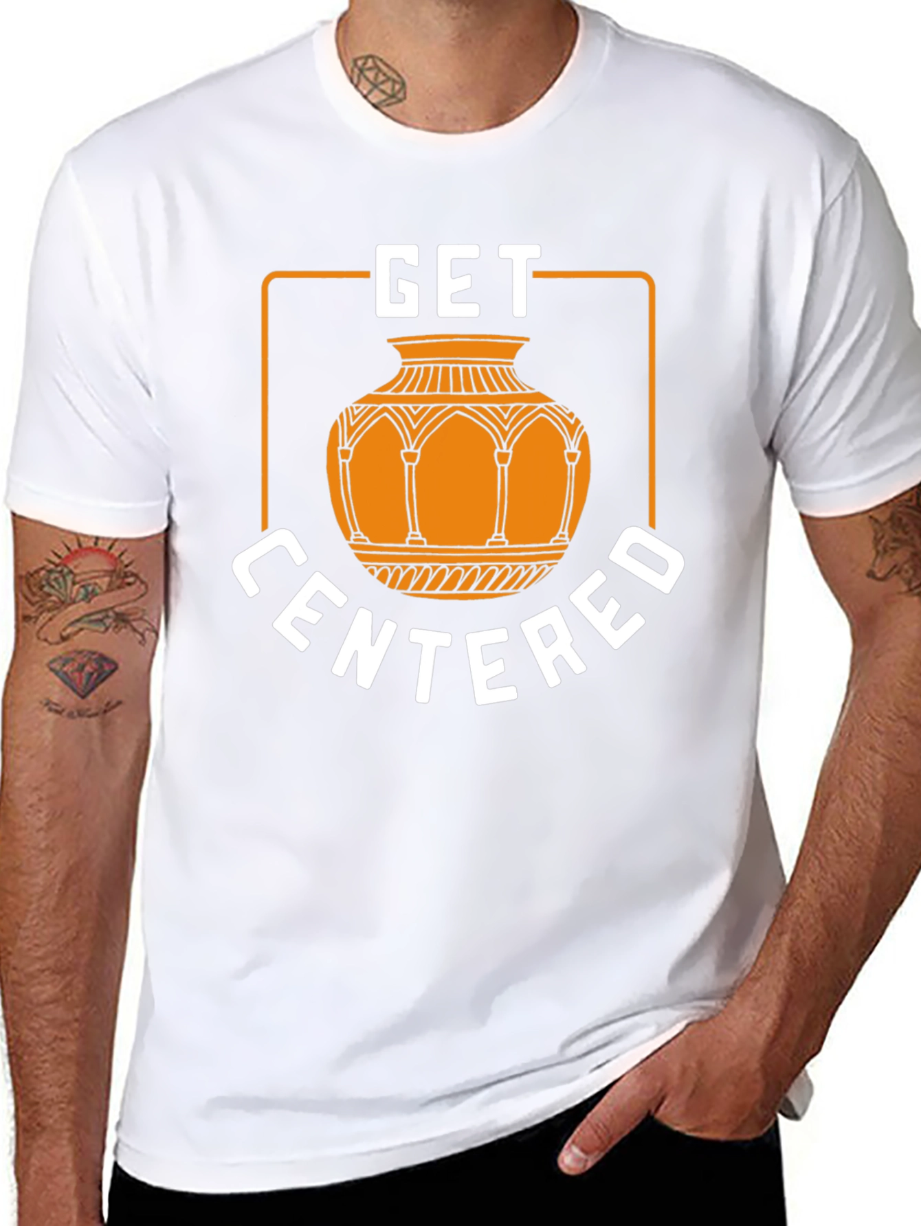 Get Centered Graphic T-Shirt