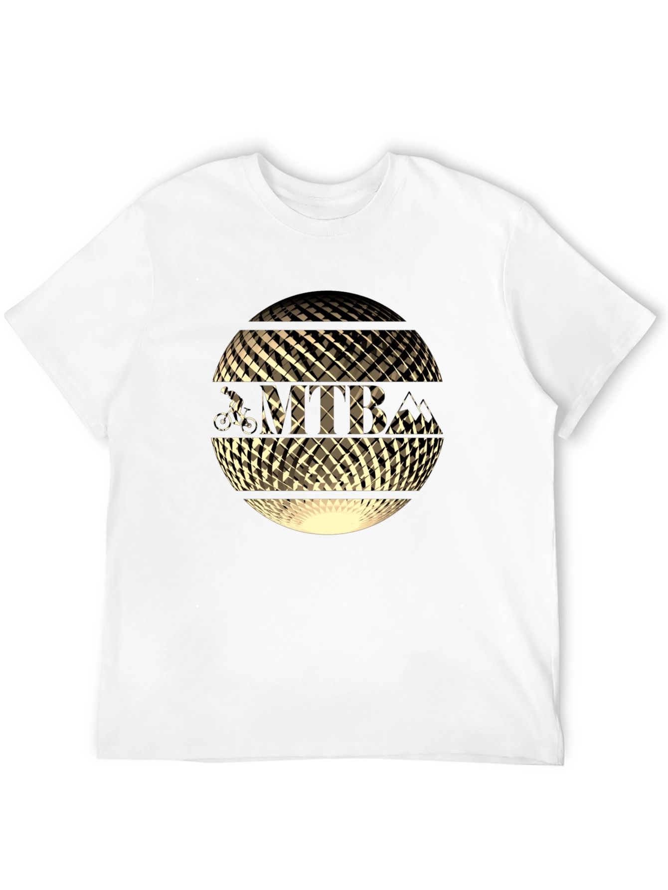 MTB Globe Graphic Tee - Black Cotton Blend