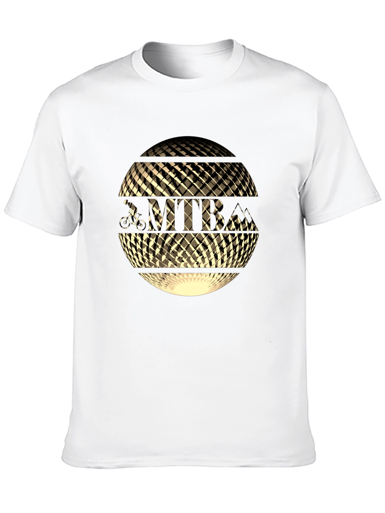 MTB Globe Graphic Tee - Black Cotton Blend