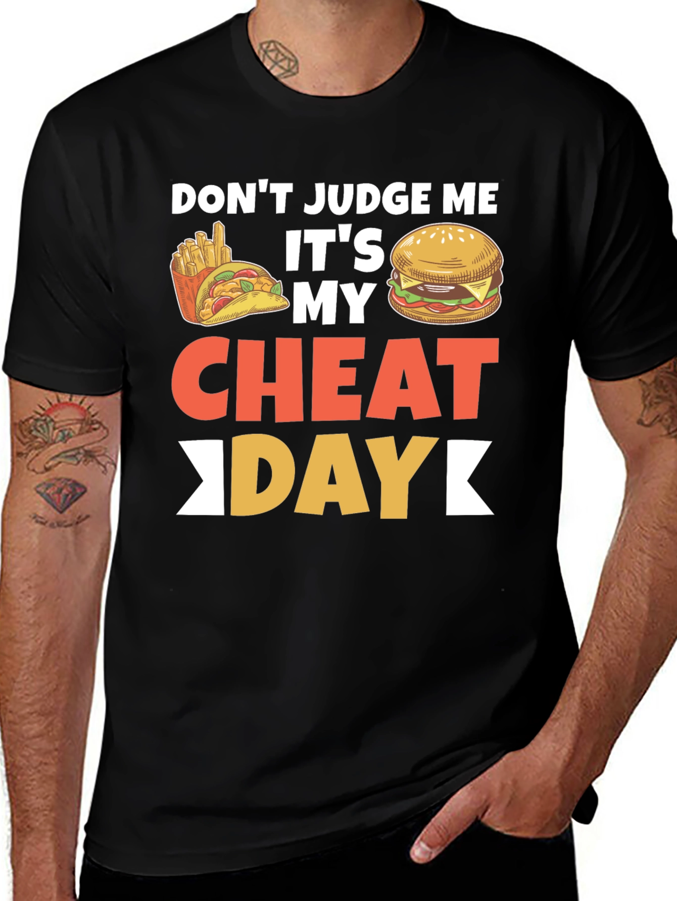 Dont Judge Me Cheat Day T-Shirt