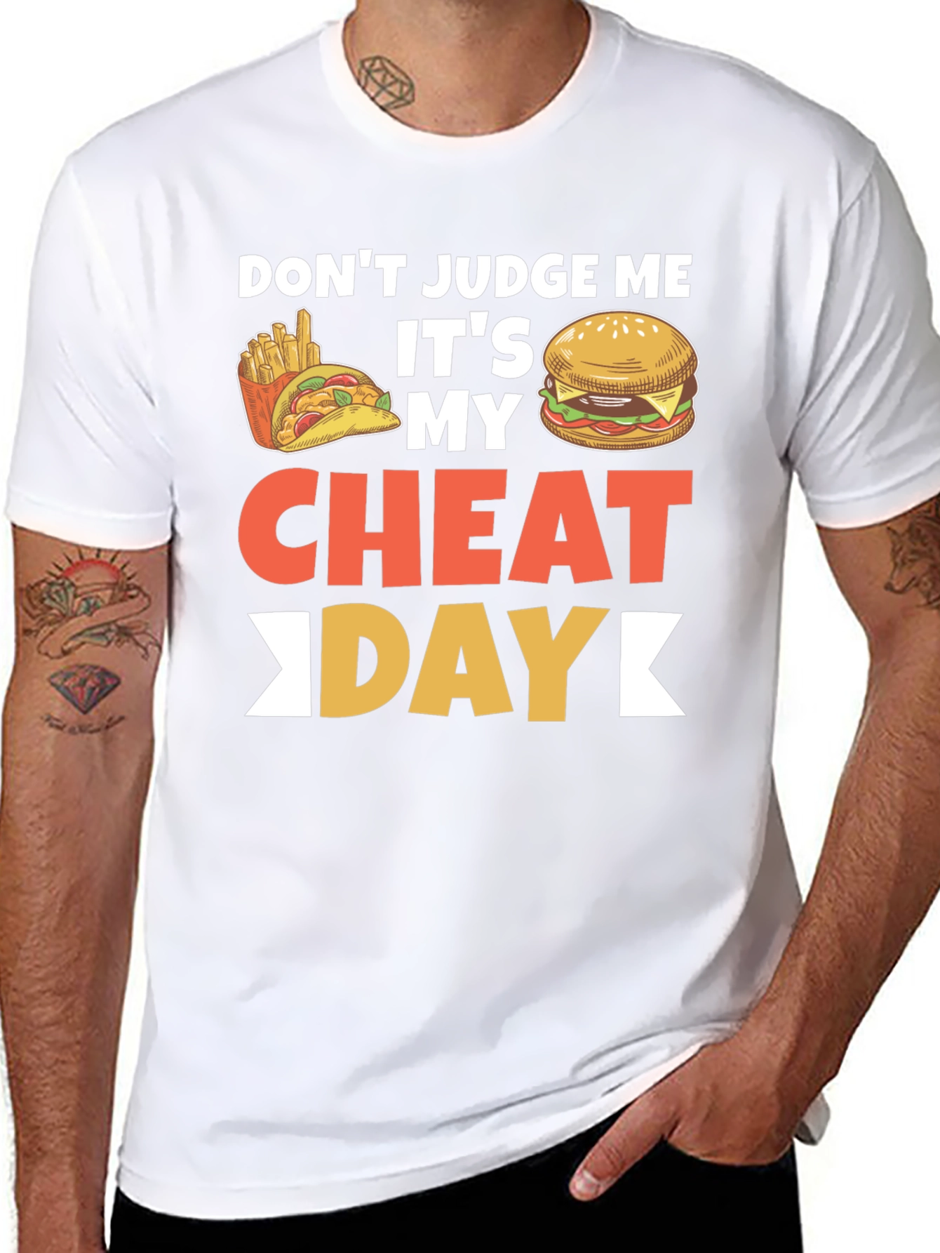 Dont Judge Me Cheat Day T-Shirt