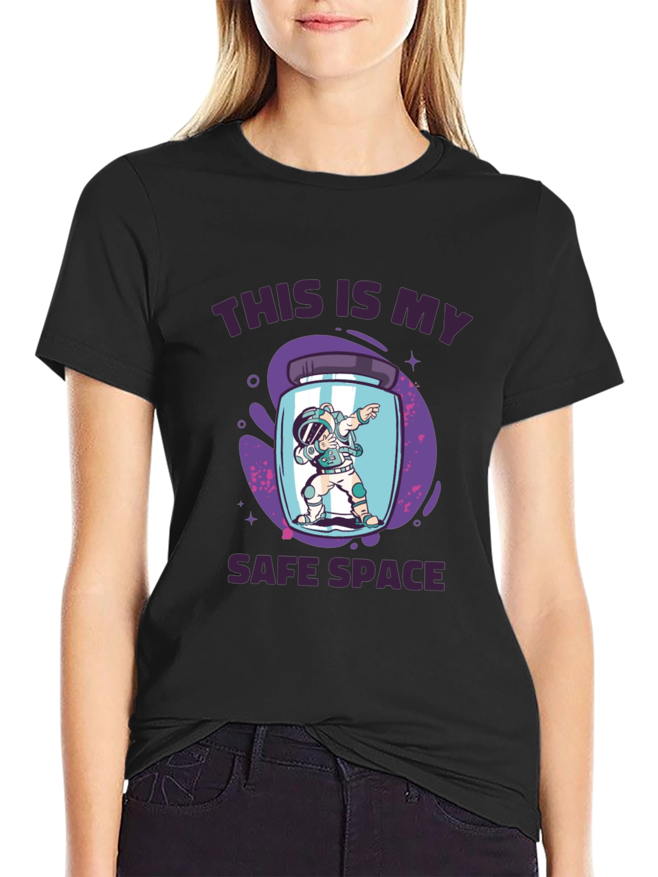 Safe Space Astronaut Dab T-Shirt