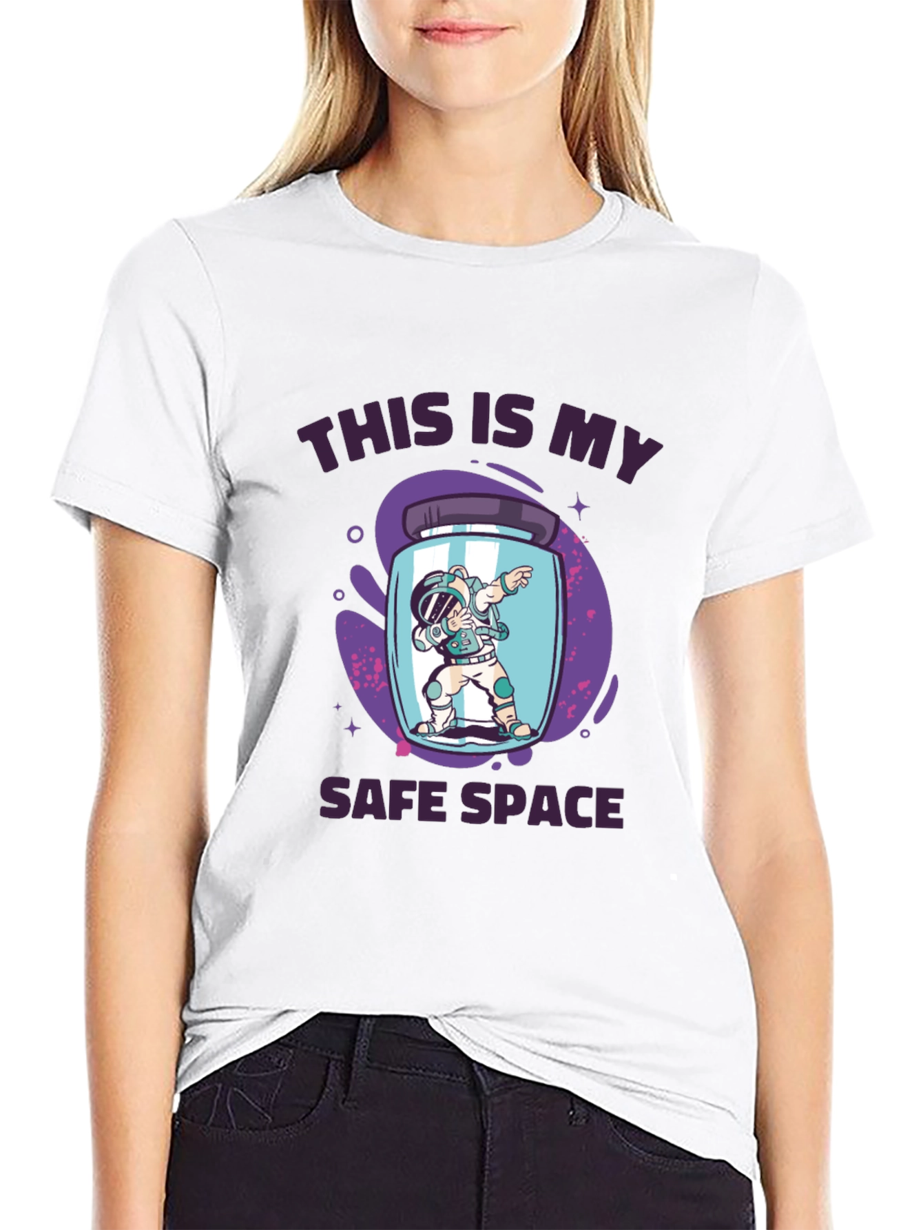 Safe Space Astronaut Dab T-Shirt