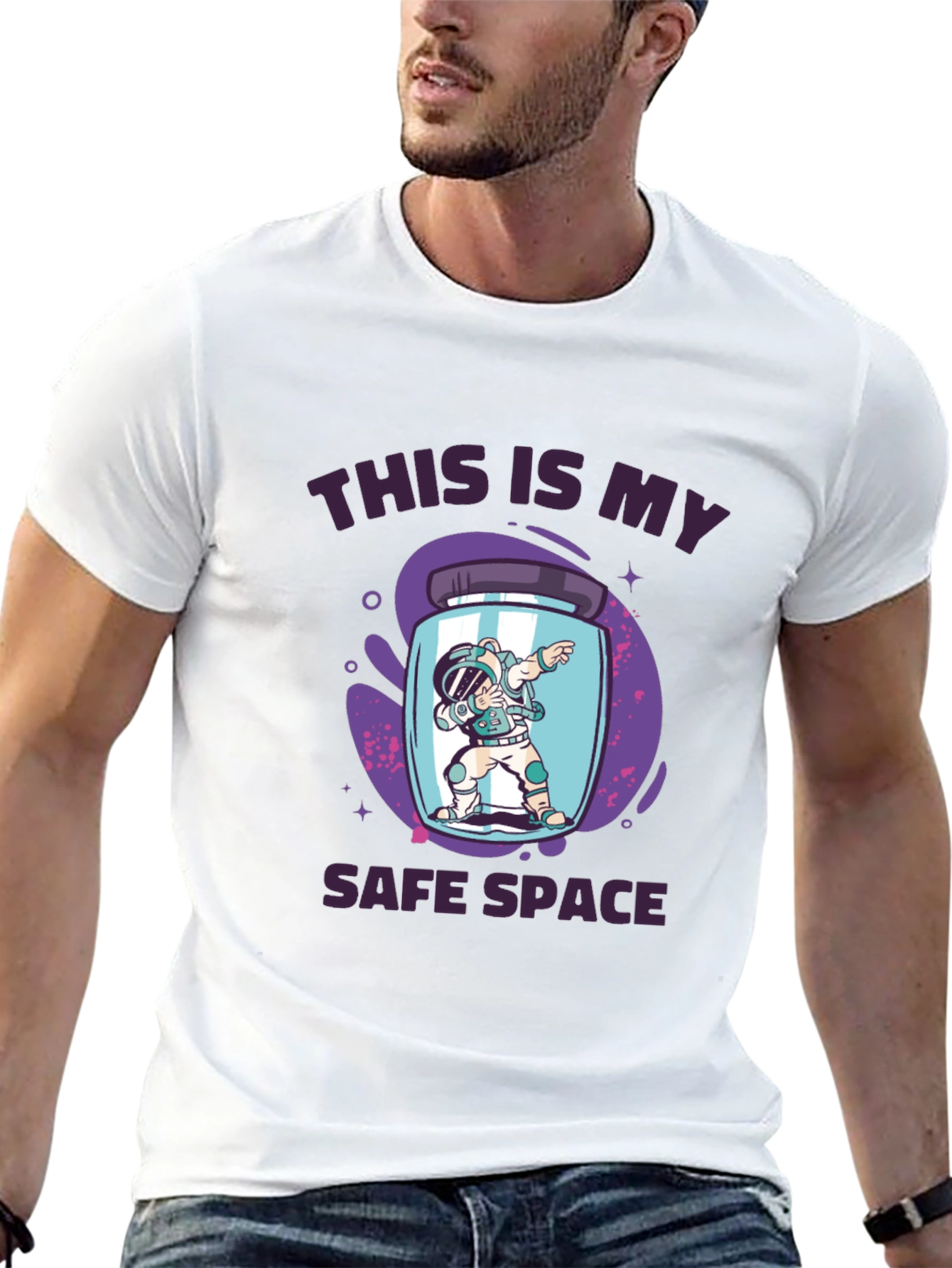 Safe Space Astronaut Dab T-Shirt