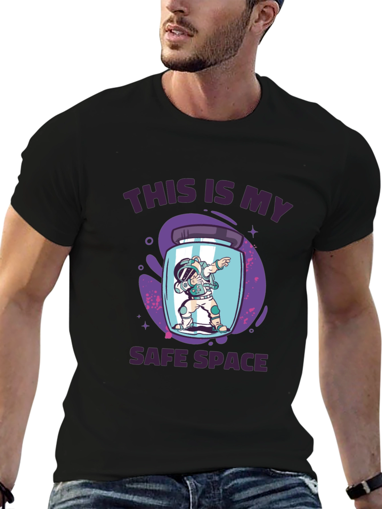 Safe Space Astronaut Dab T-Shirt