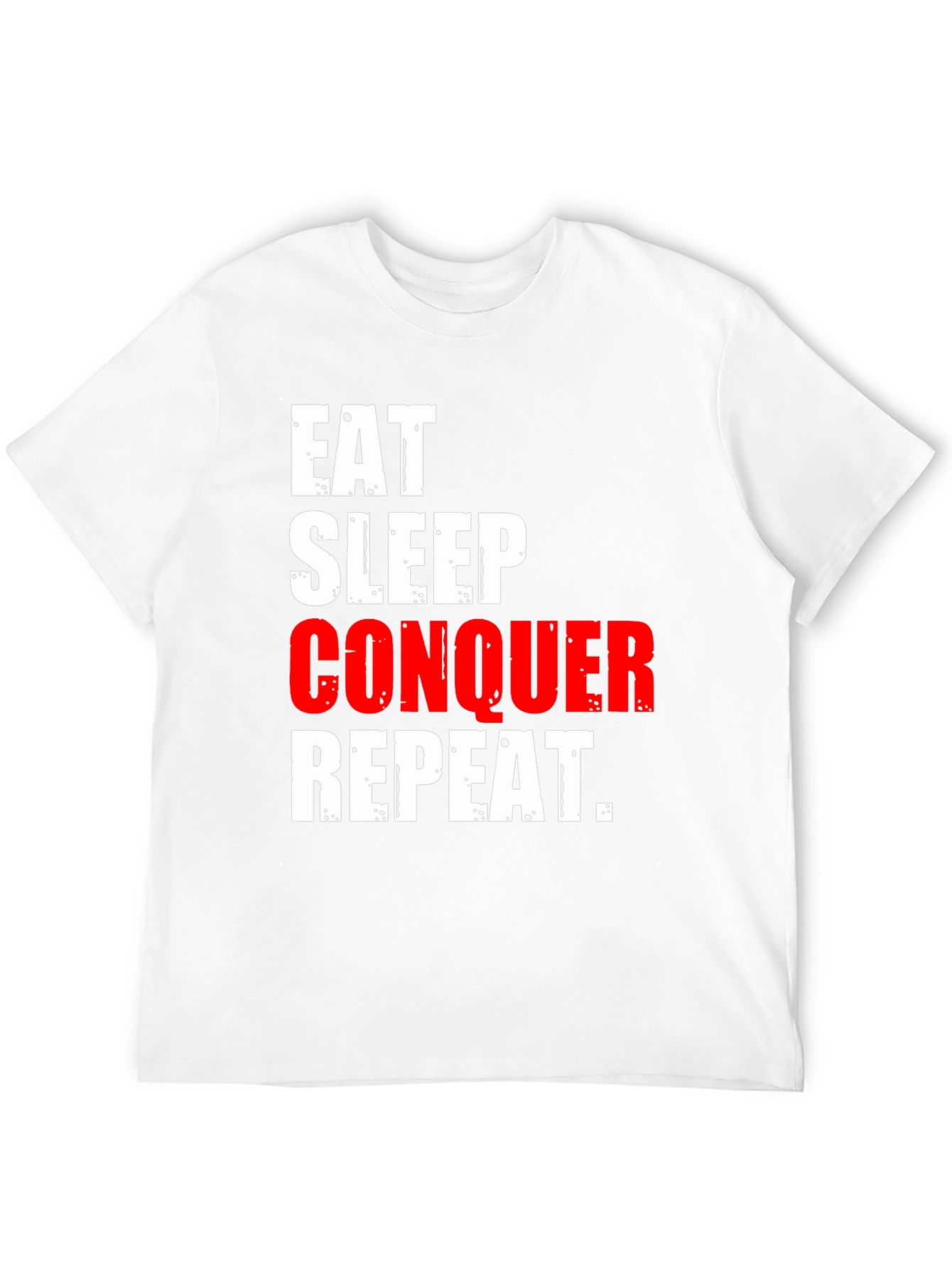 Eat Sleep Conquer Repeat Graphic Tee