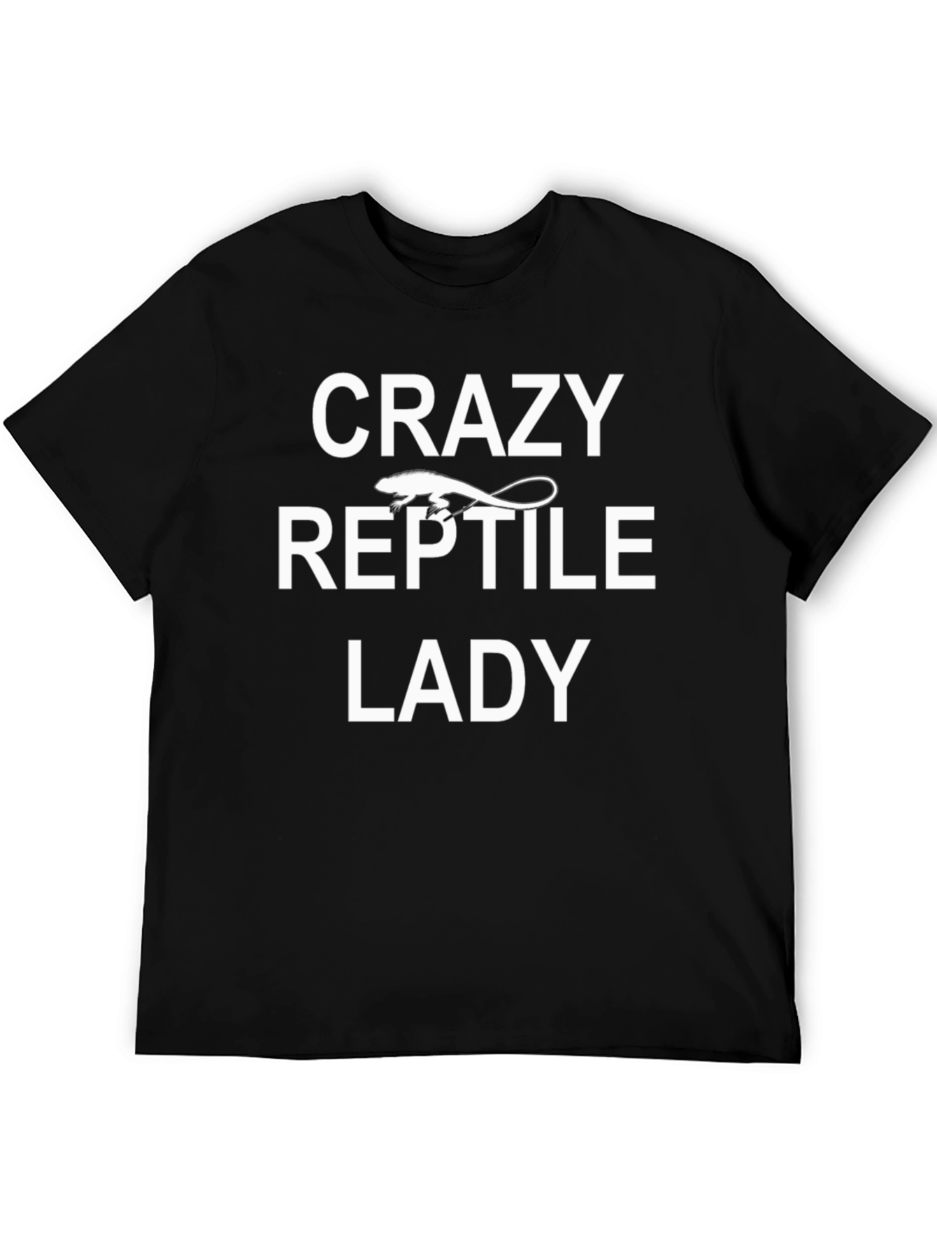Crazy Reptile Lady T-Shirt - Graphic Tee