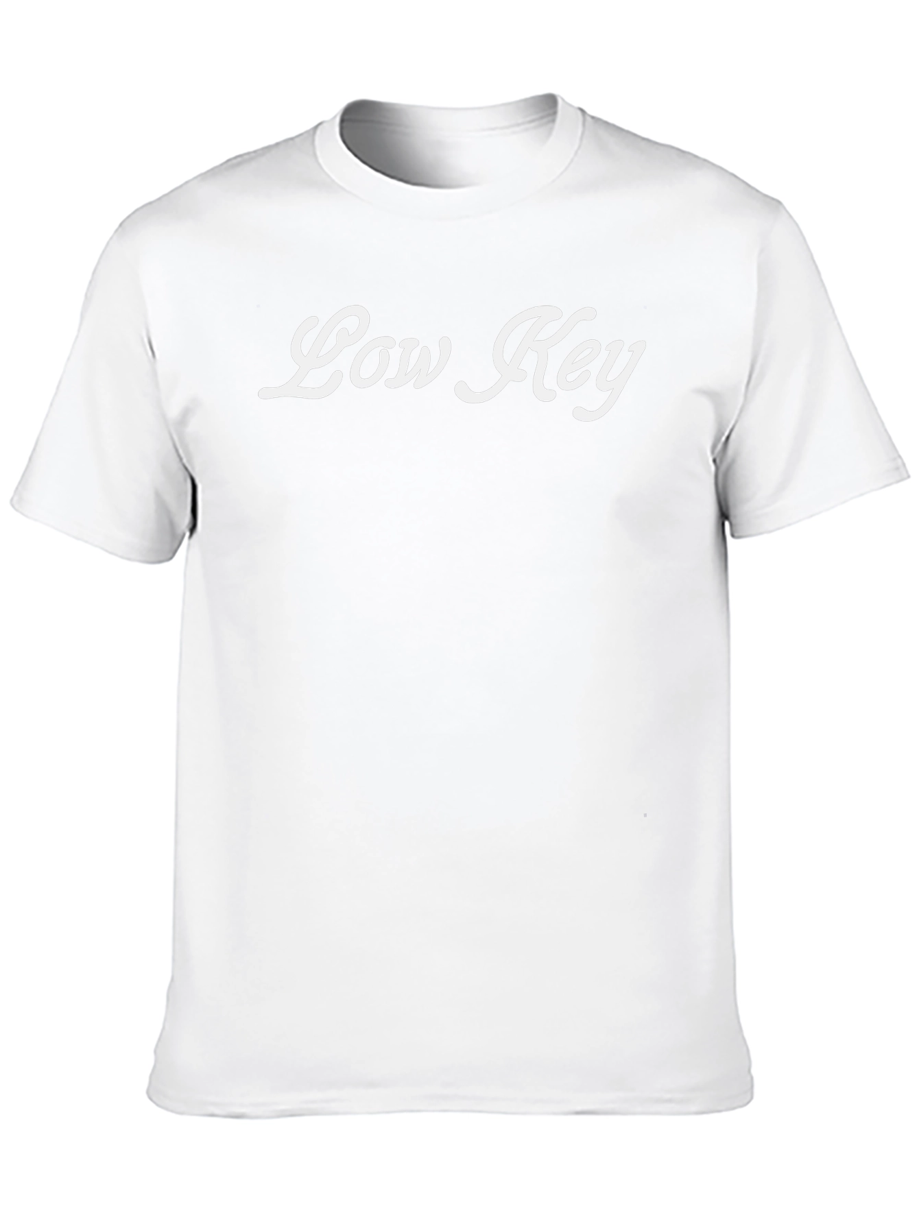 Low Key Black T-Shirt - Casual & Stylish