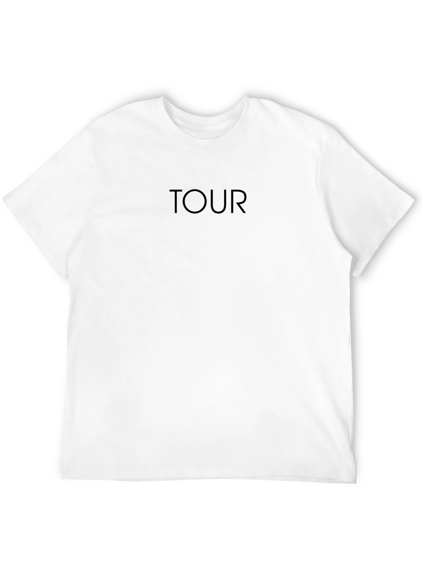 Minimalist TOUR Black Crew Neck T-Shirt