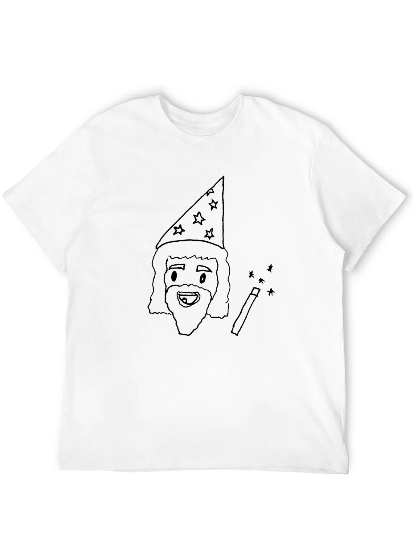 Wizard Graphic Tee - Classic Black T-Shirt