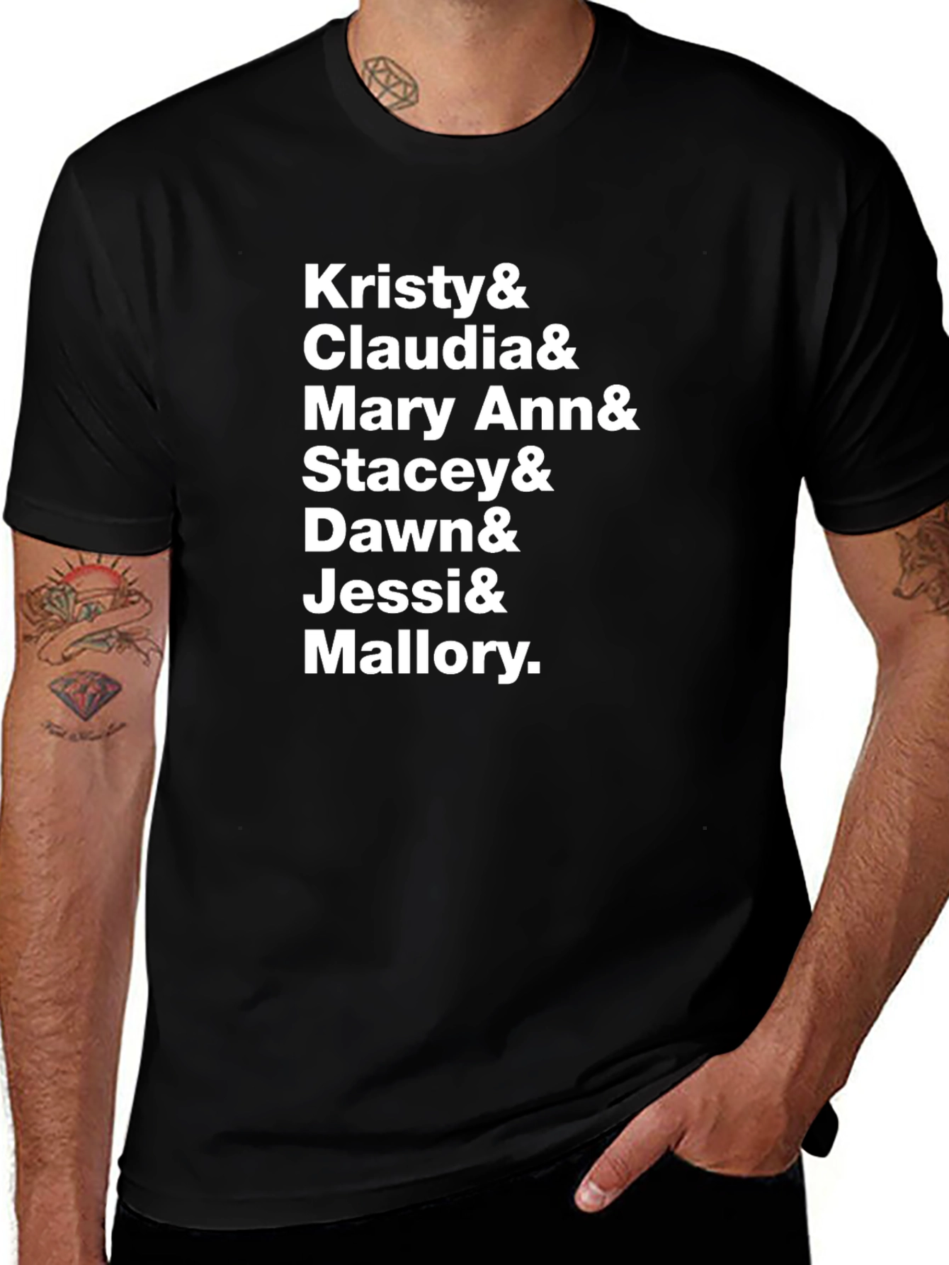 Kristy & Friends Black T-Shirt
