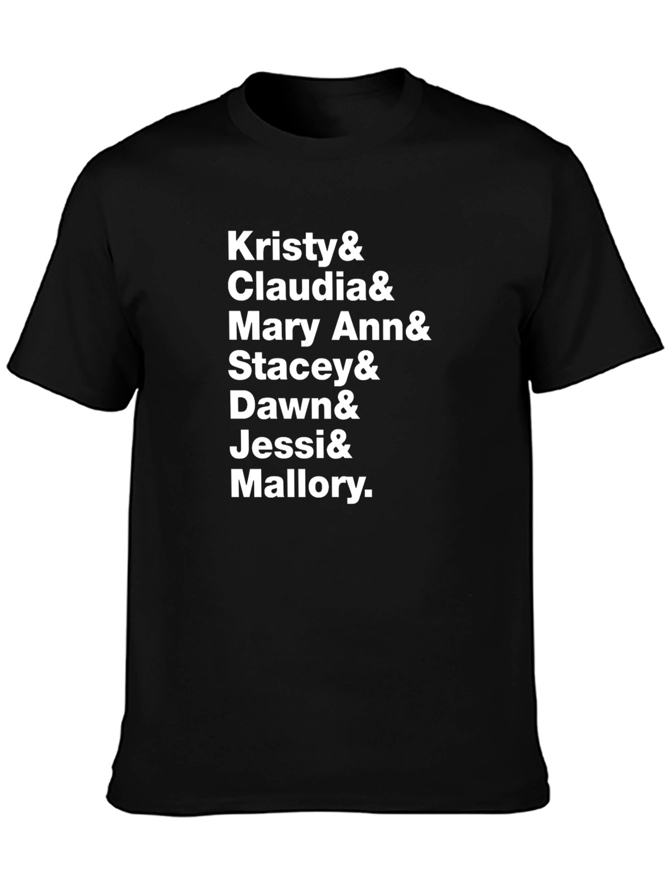 Kristy & Friends Black T-Shirt