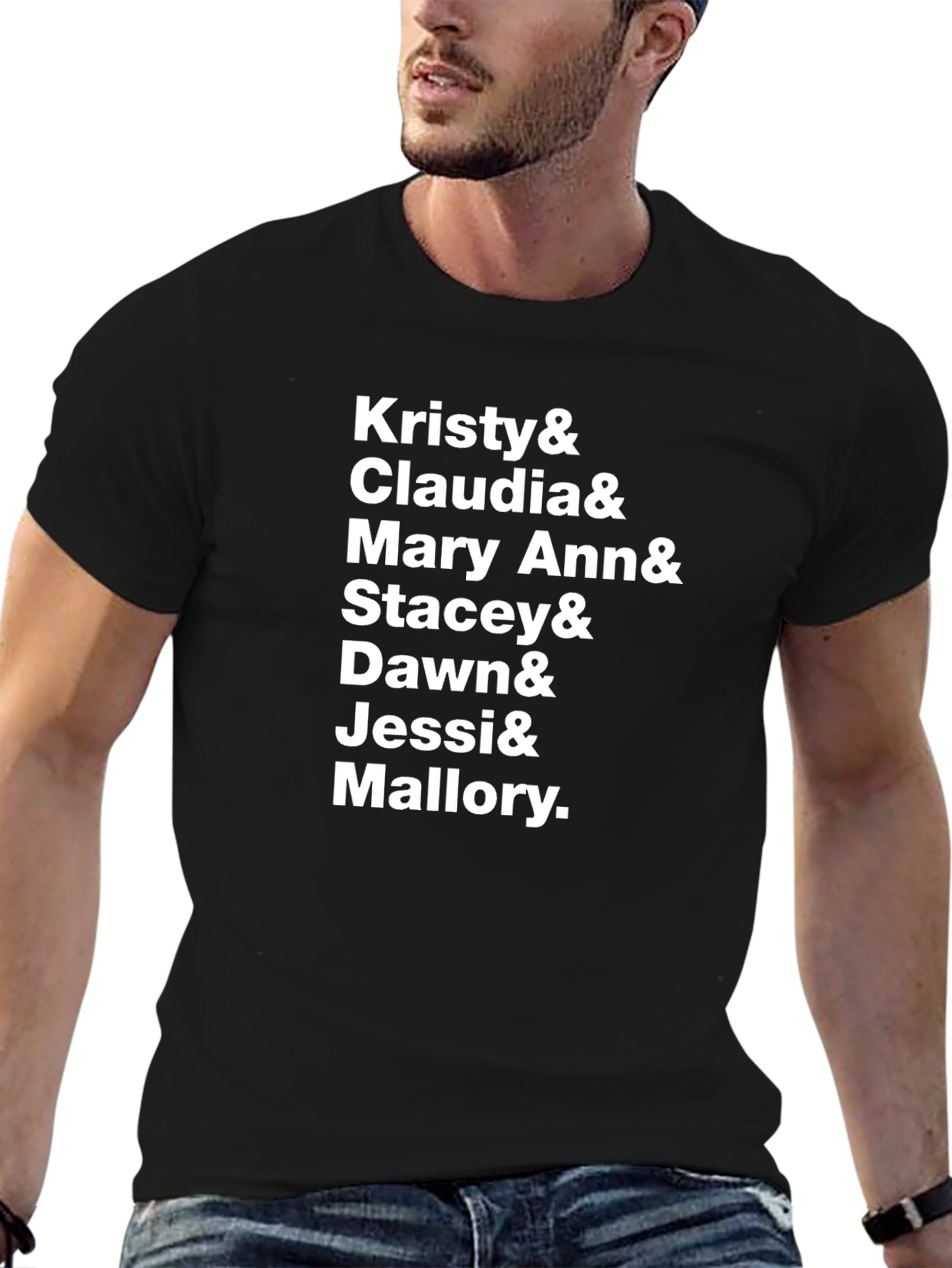 Kristy & Friends Black T-Shirt