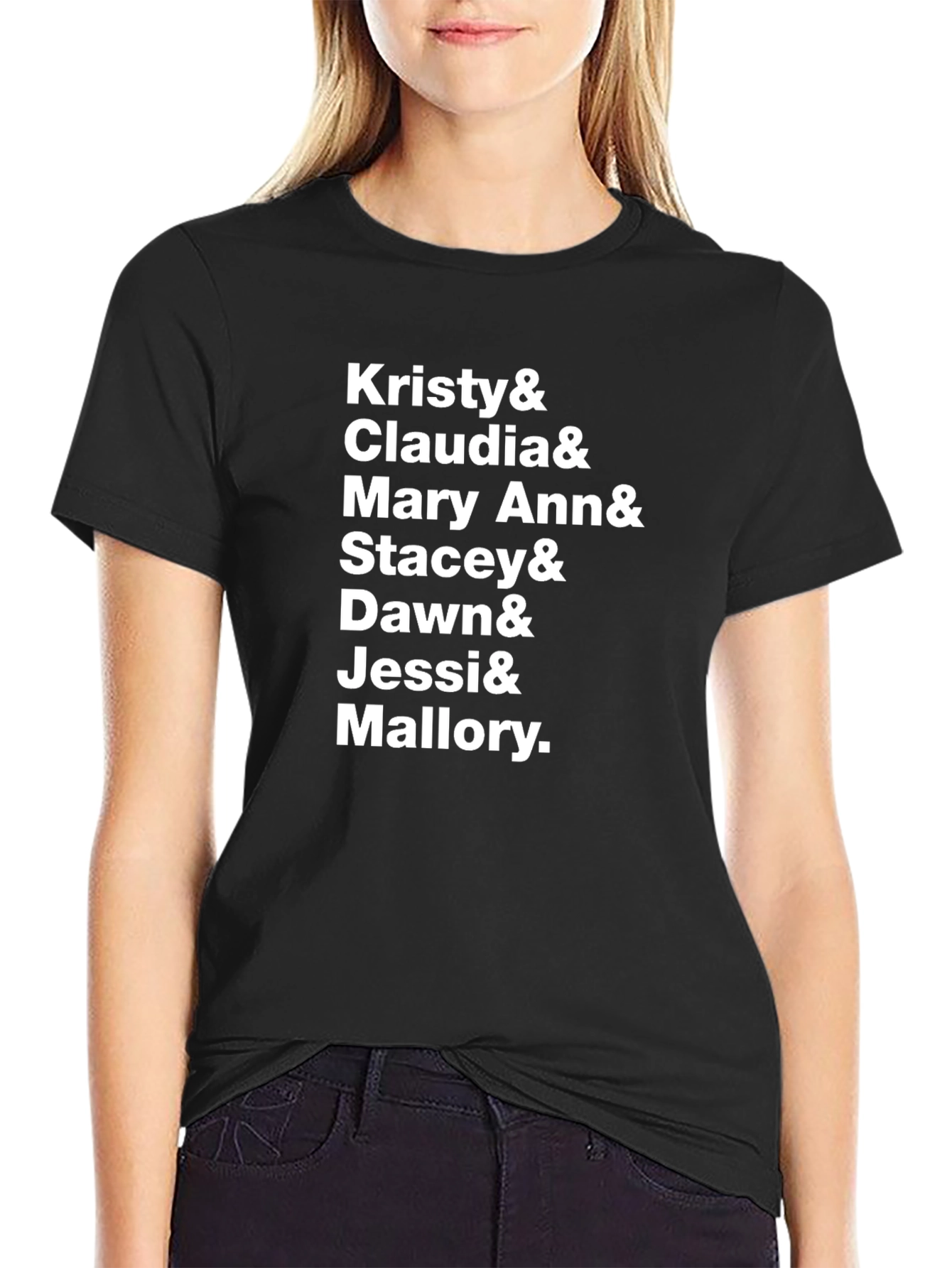 Kristy & Friends Black T-Shirt