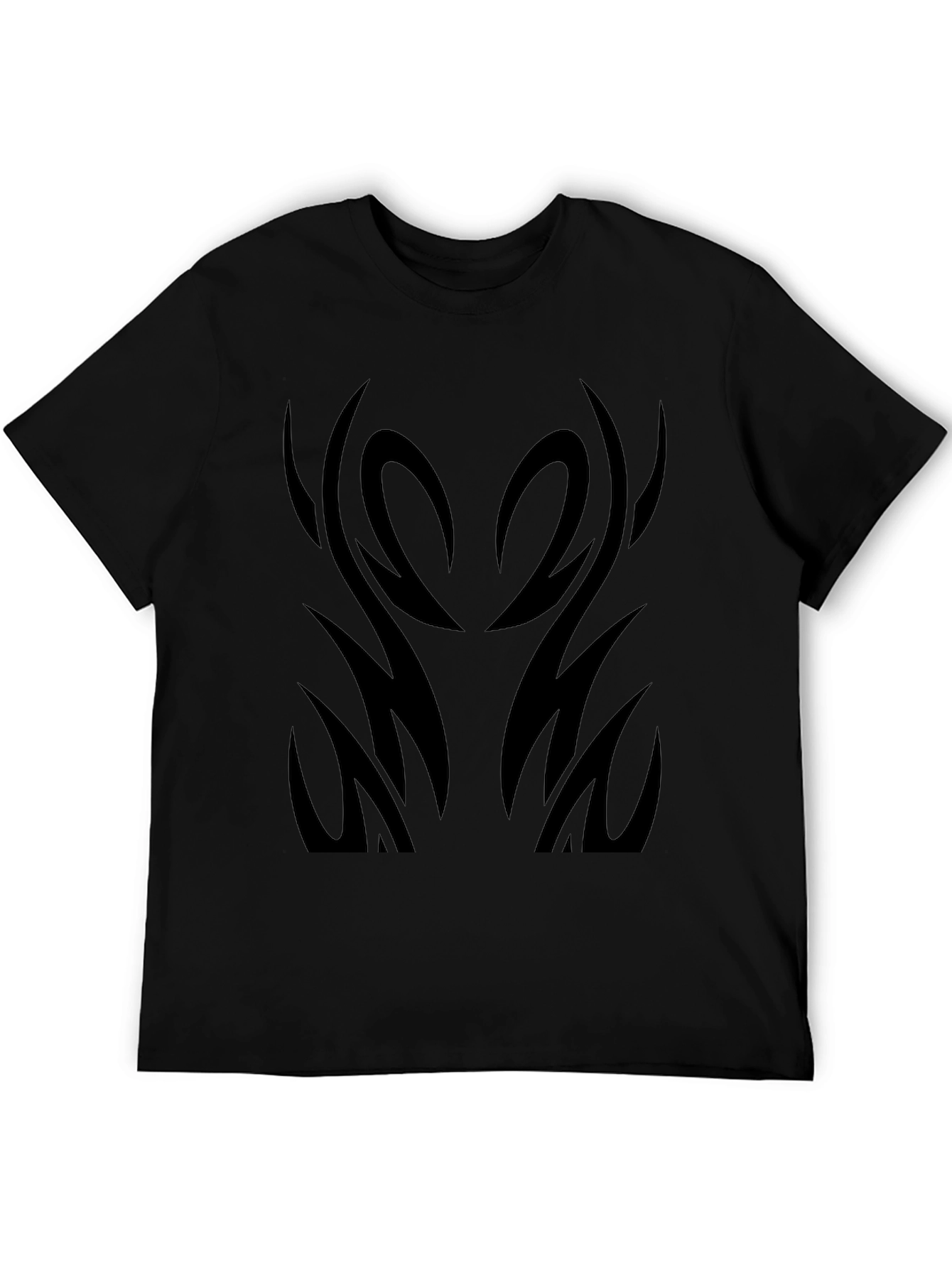 Tribal Graphic Black T-Shirt for Men