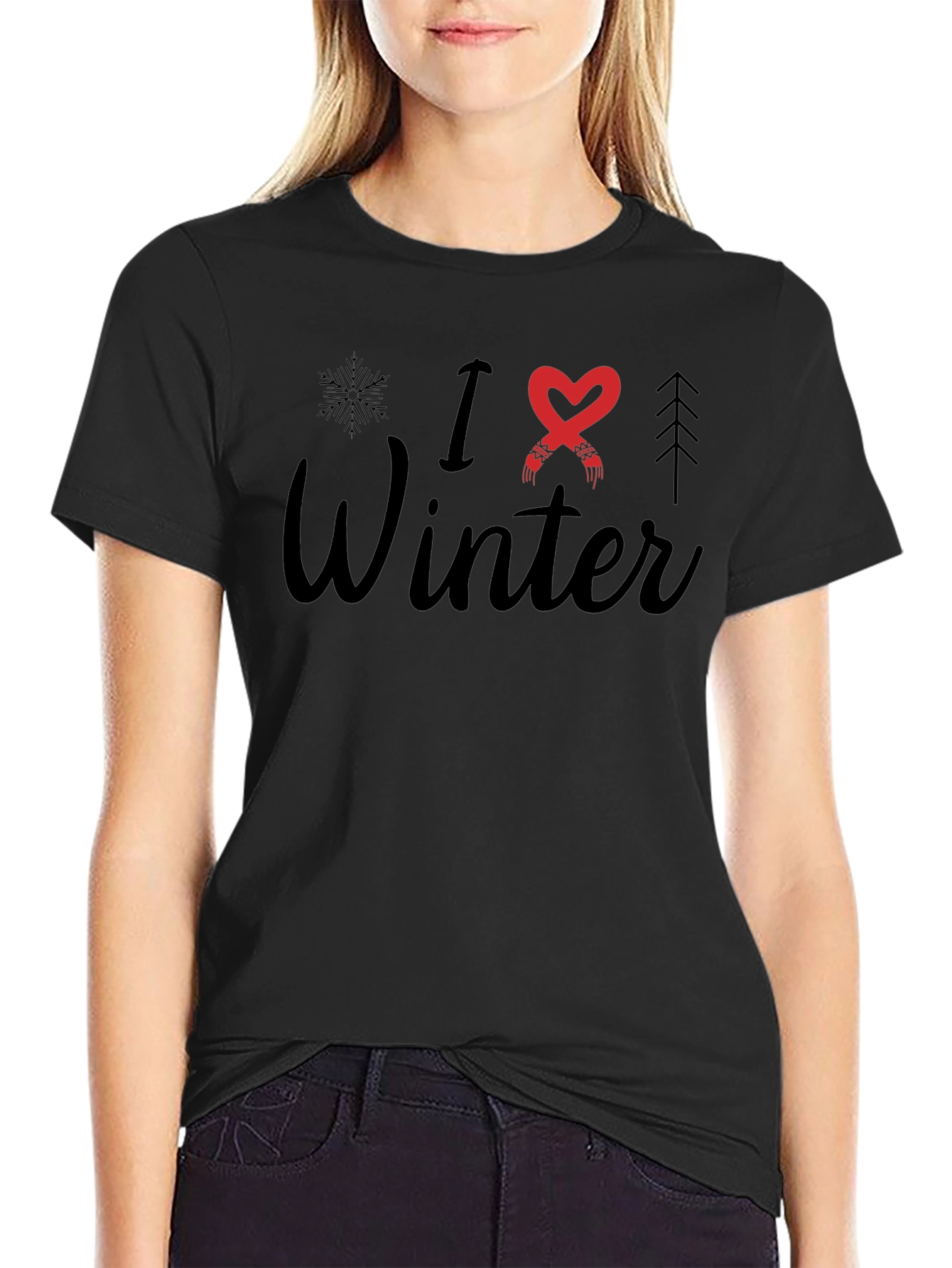 I Love Winter Graphic T-Shirt