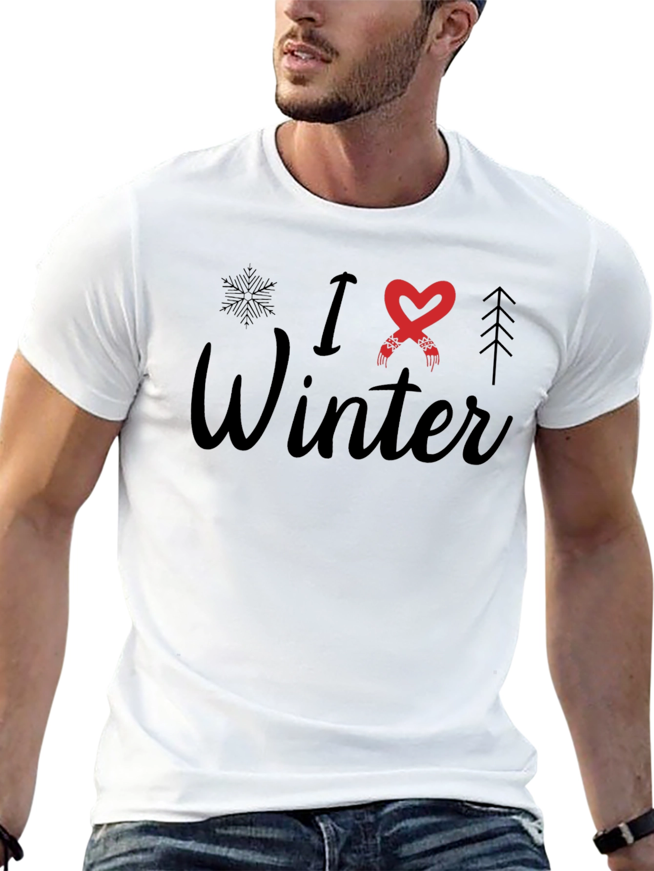 I Love Winter Graphic T-Shirt