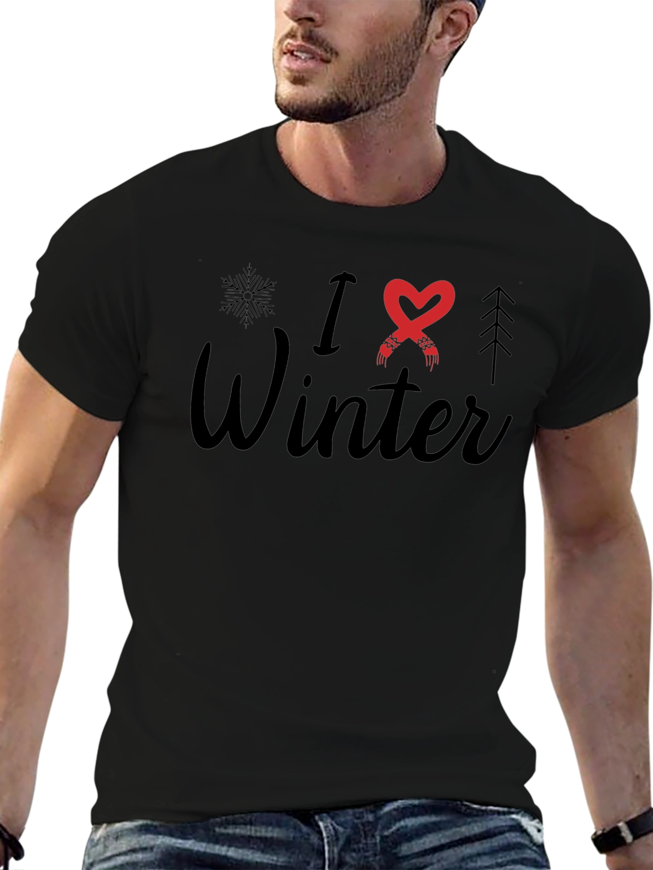 I Love Winter Graphic T-Shirt