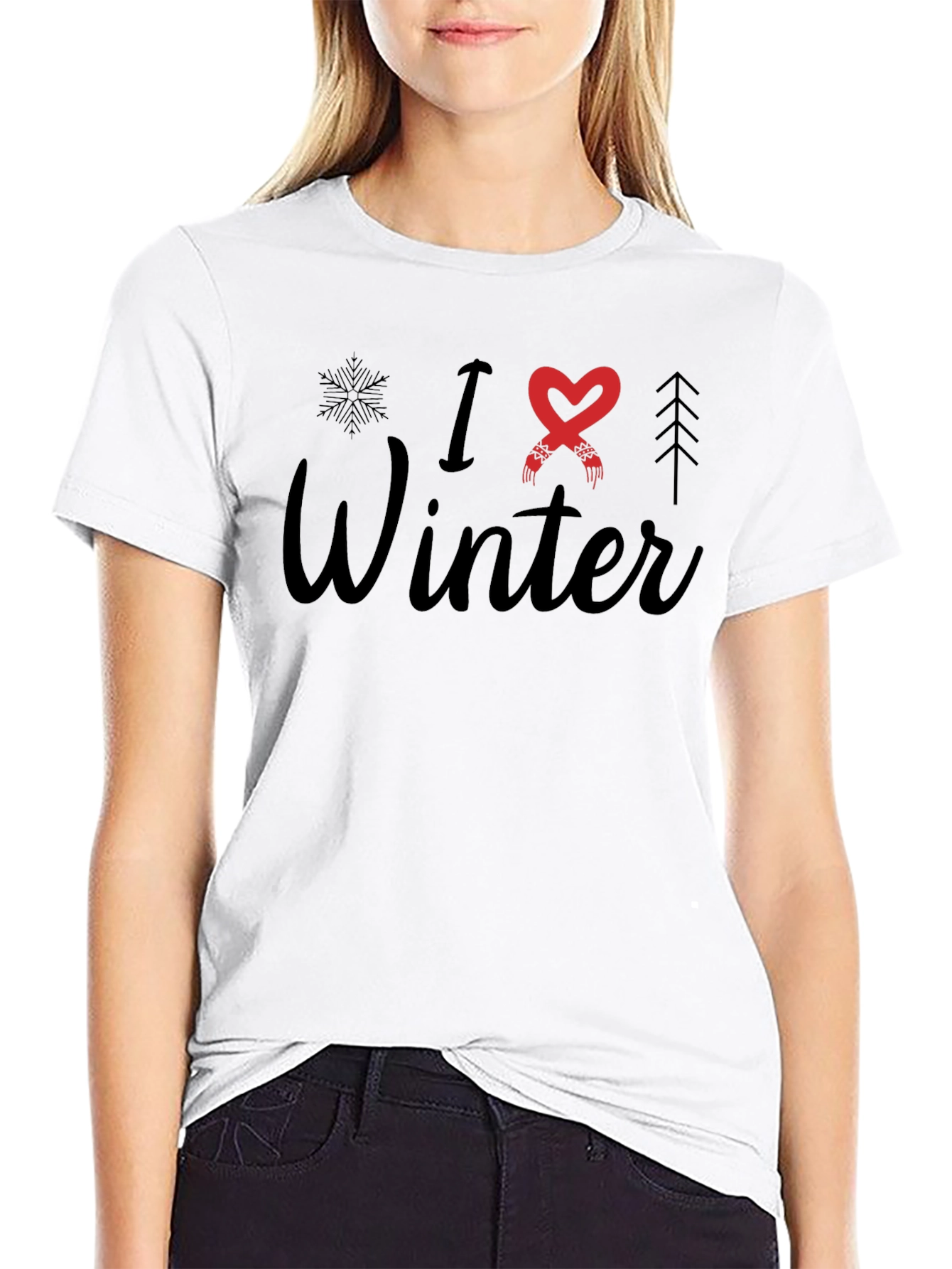 I Love Winter Graphic T-Shirt