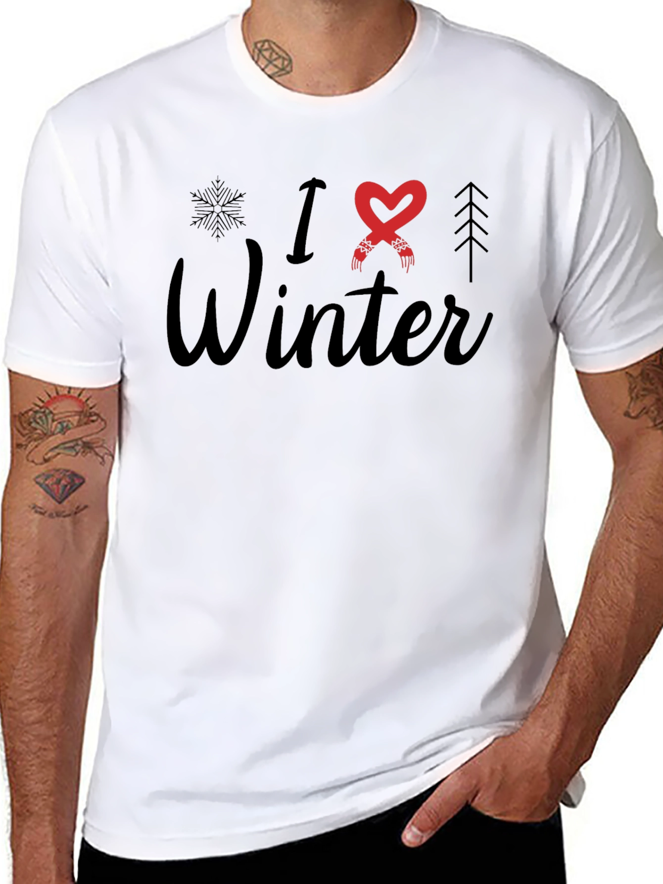 I Love Winter Graphic T-Shirt