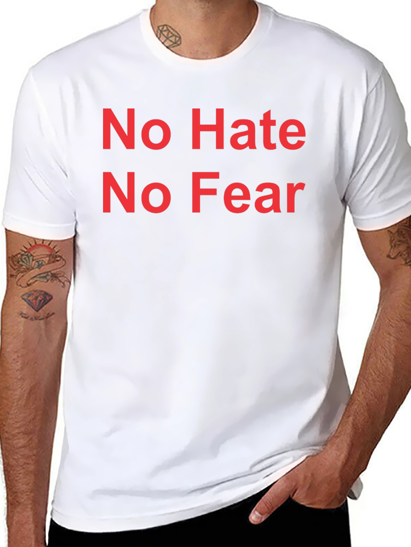 No Hate No Fear Graphic Tee