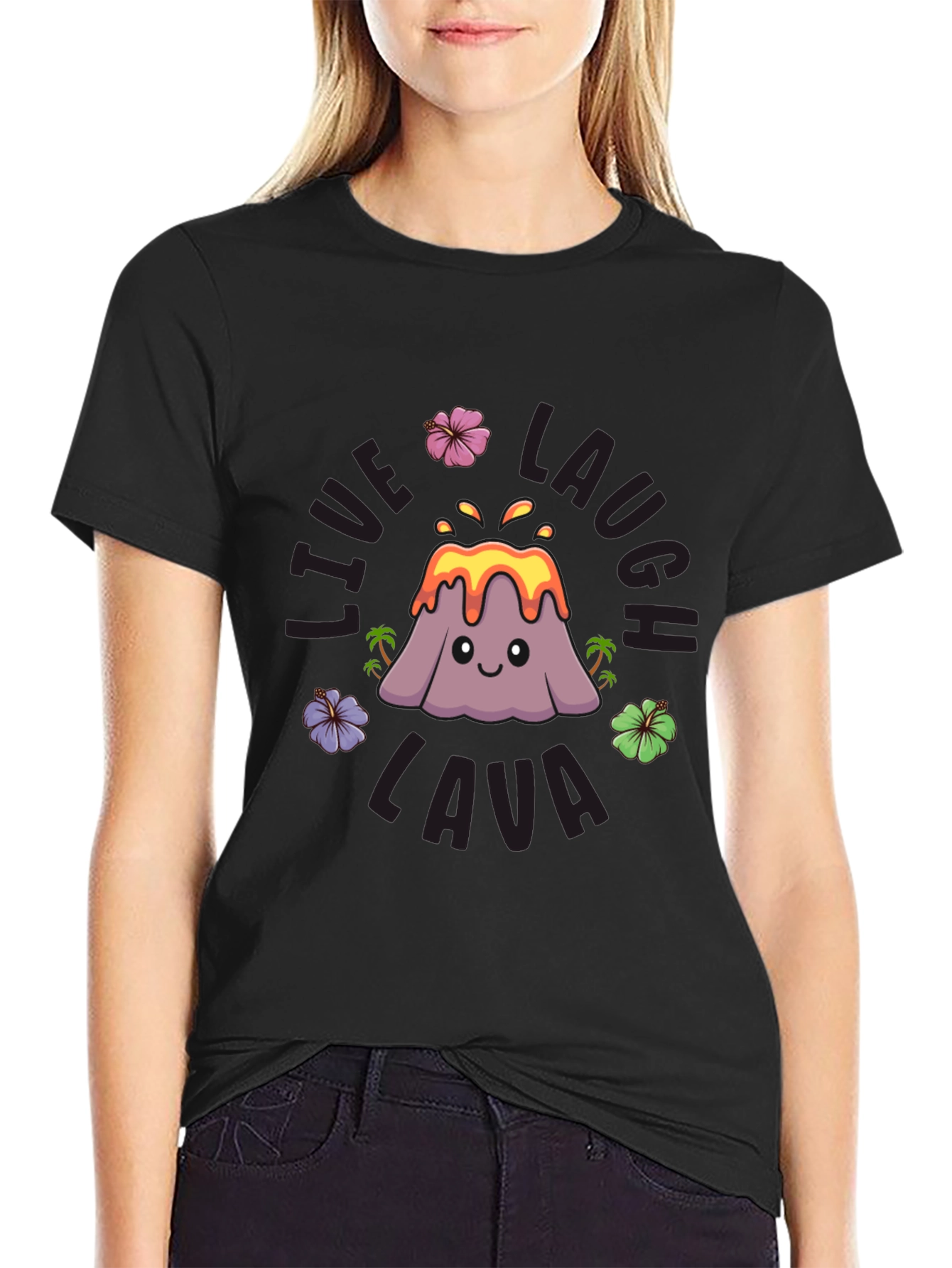 Live Laugh Lava Graphic T-Shirt