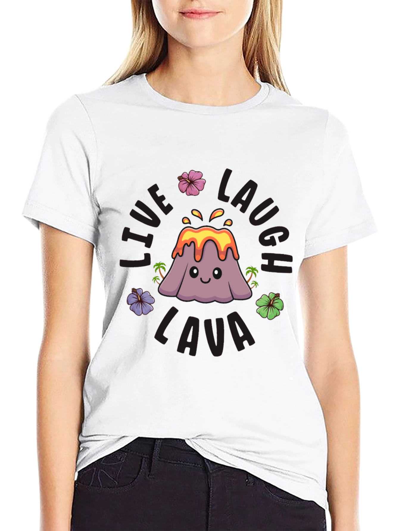 Live Laugh Lava Graphic T-Shirt