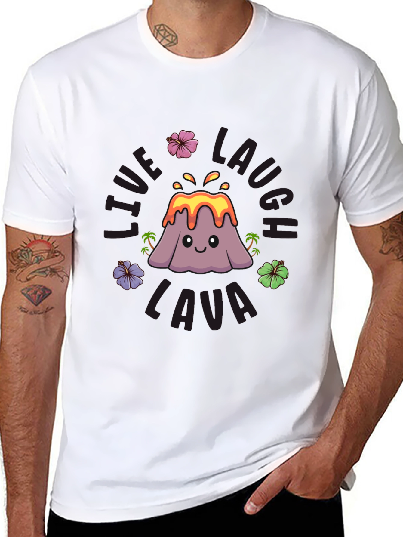 Live Laugh Lava Graphic T-Shirt