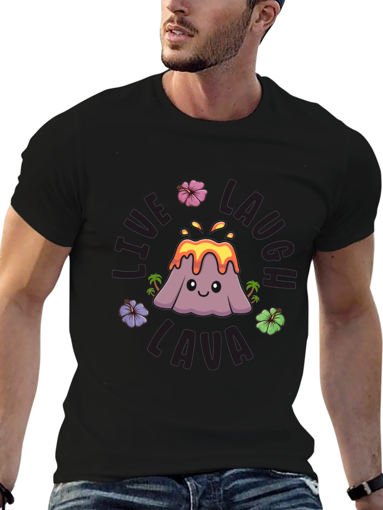 Live Laugh Lava Graphic T-Shirt