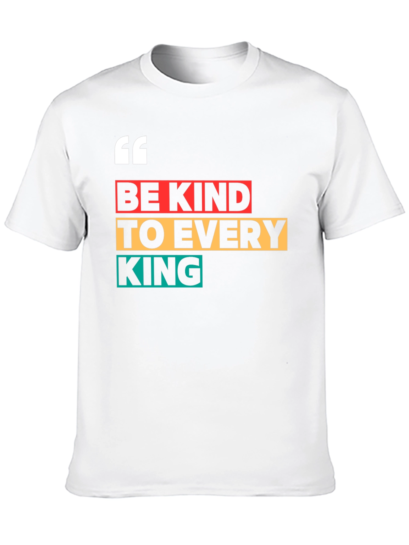 Be Kind To Every King Black Graphic Tee