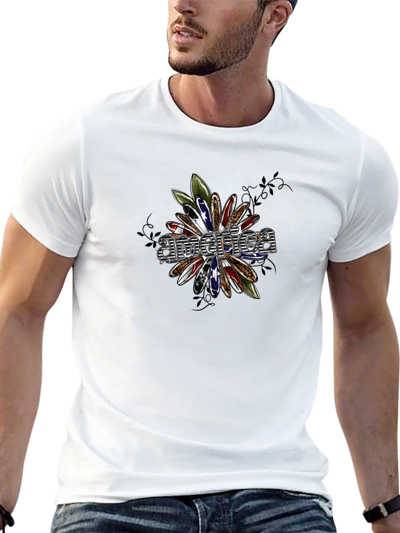 American Pride Graphic T-Shirt