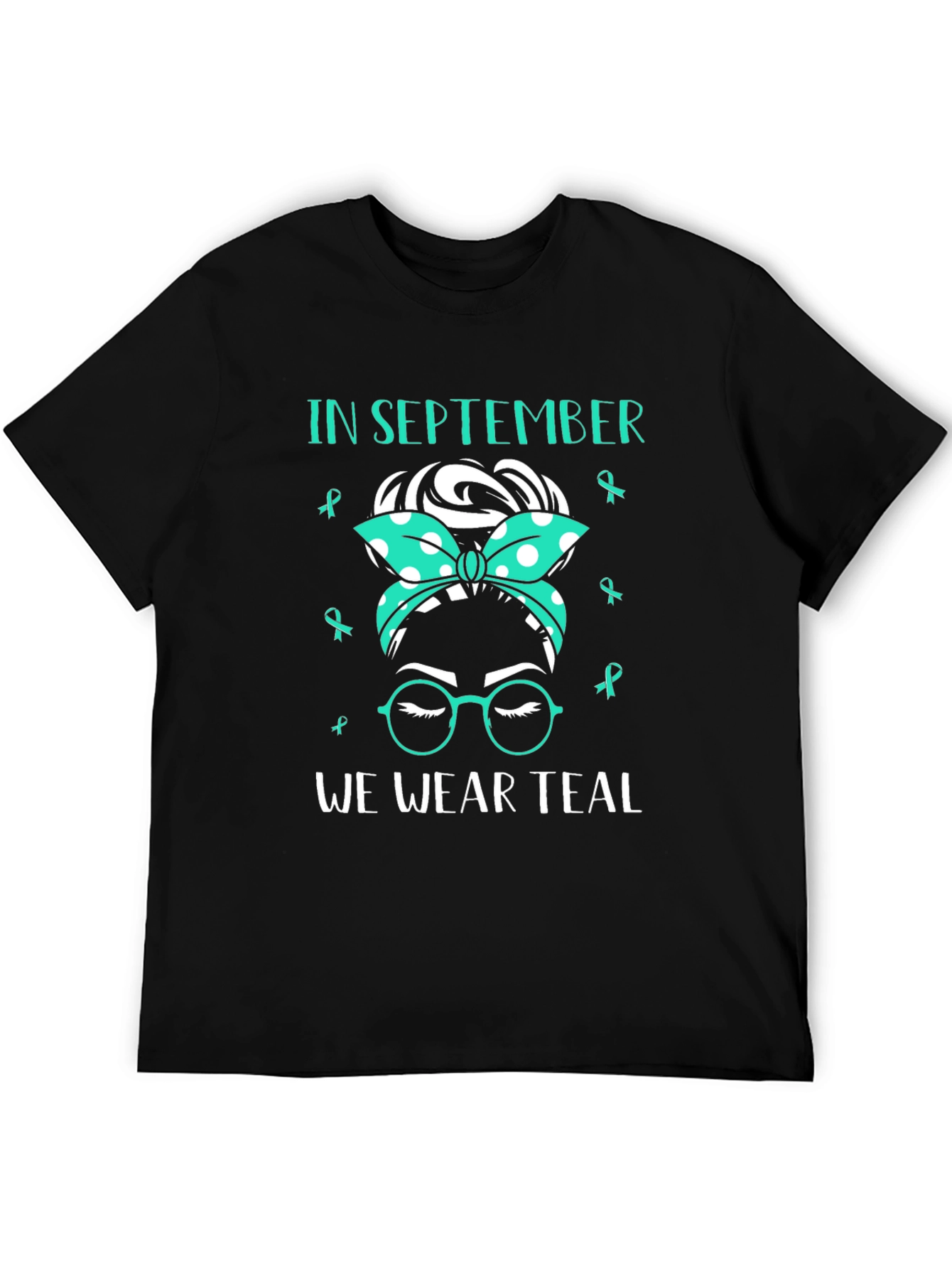 September Teal Awareness Ribbon T-Shirt