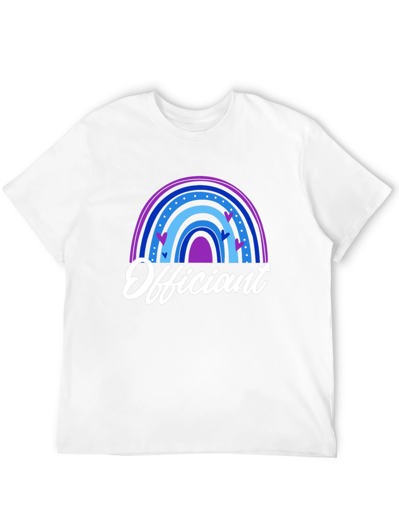 Officiant Rainbow Heart T-Shirt