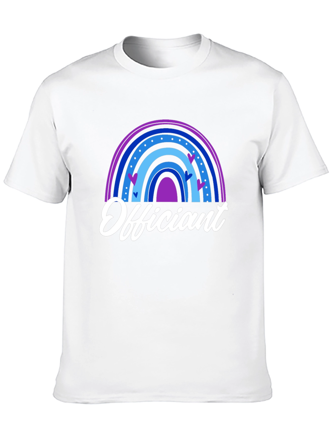 Officiant Rainbow Heart T-Shirt