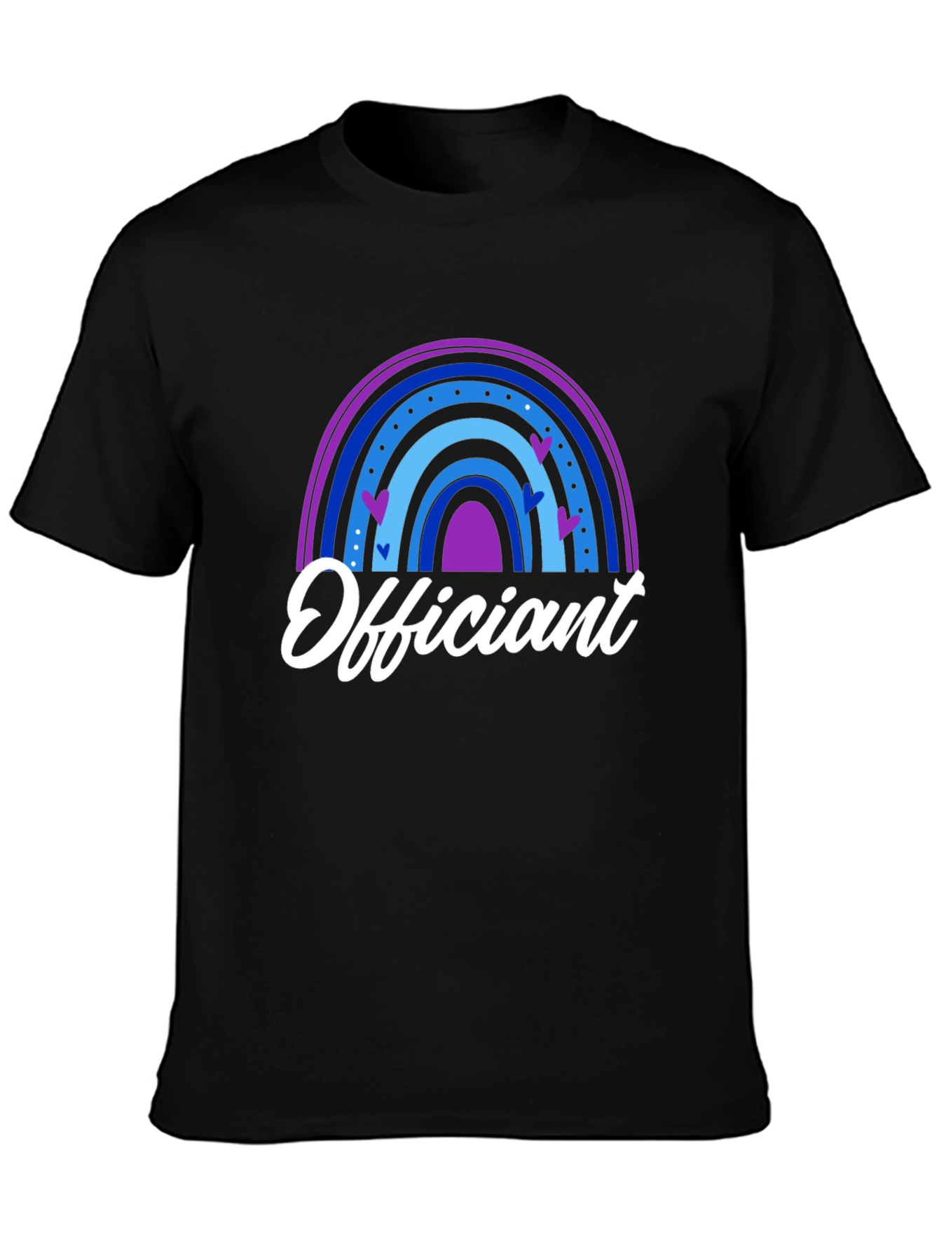 Officiant Rainbow Heart T-Shirt